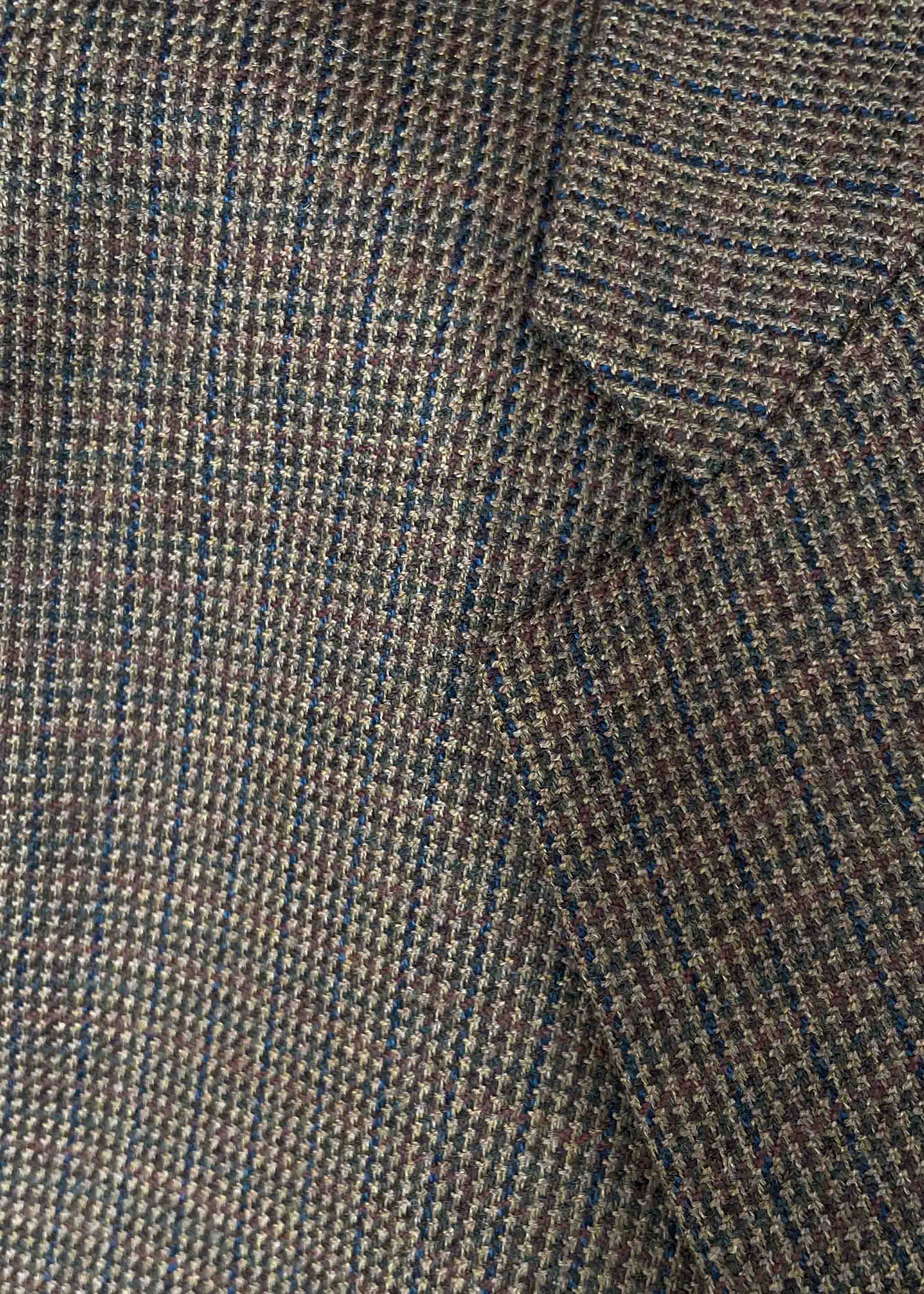 Vintage Brown Checked Oversized Blazer by RALPH LAUREN