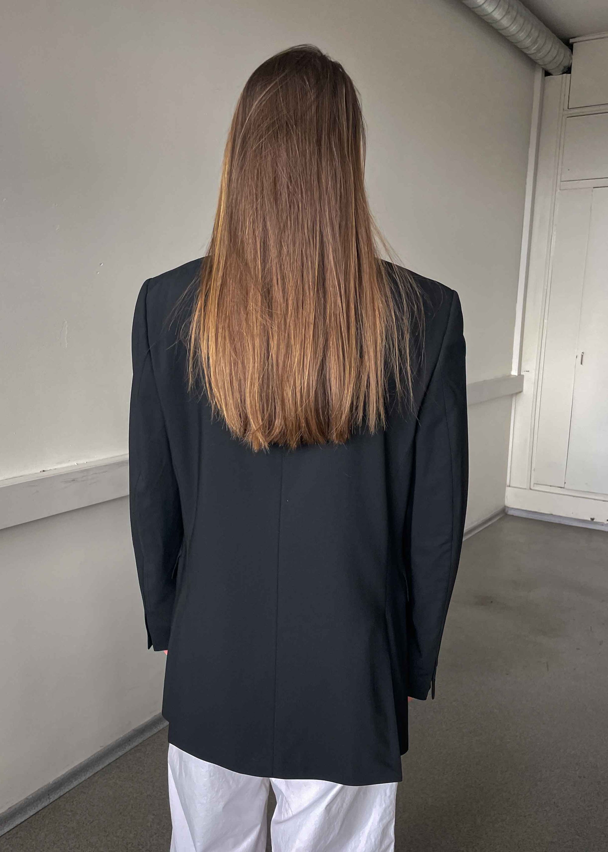 Vintage Classic Black Oversized Blazer