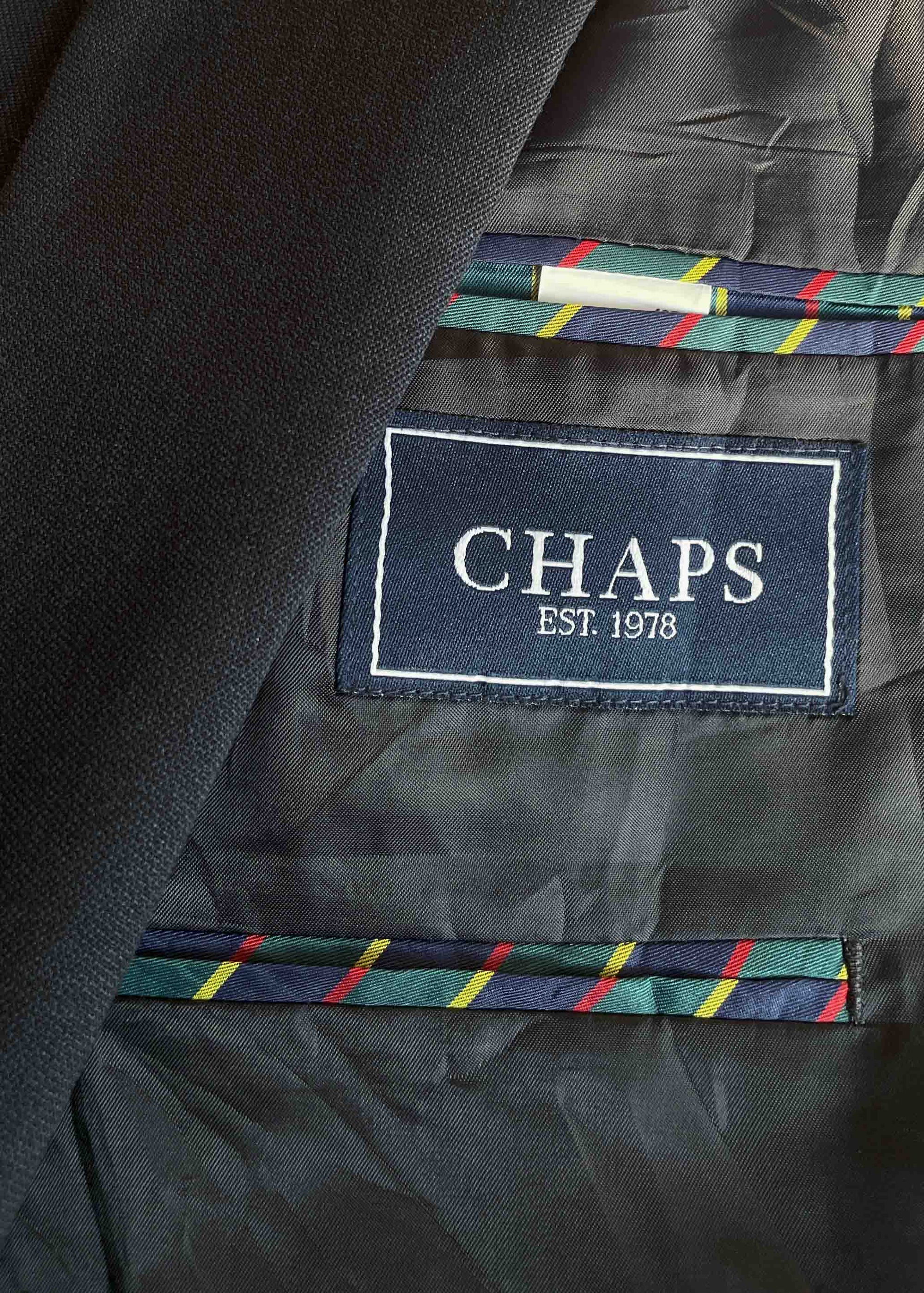 Vintage Dark Blue 100 % WOOL Blazer Chaps by RALPH LAUREN