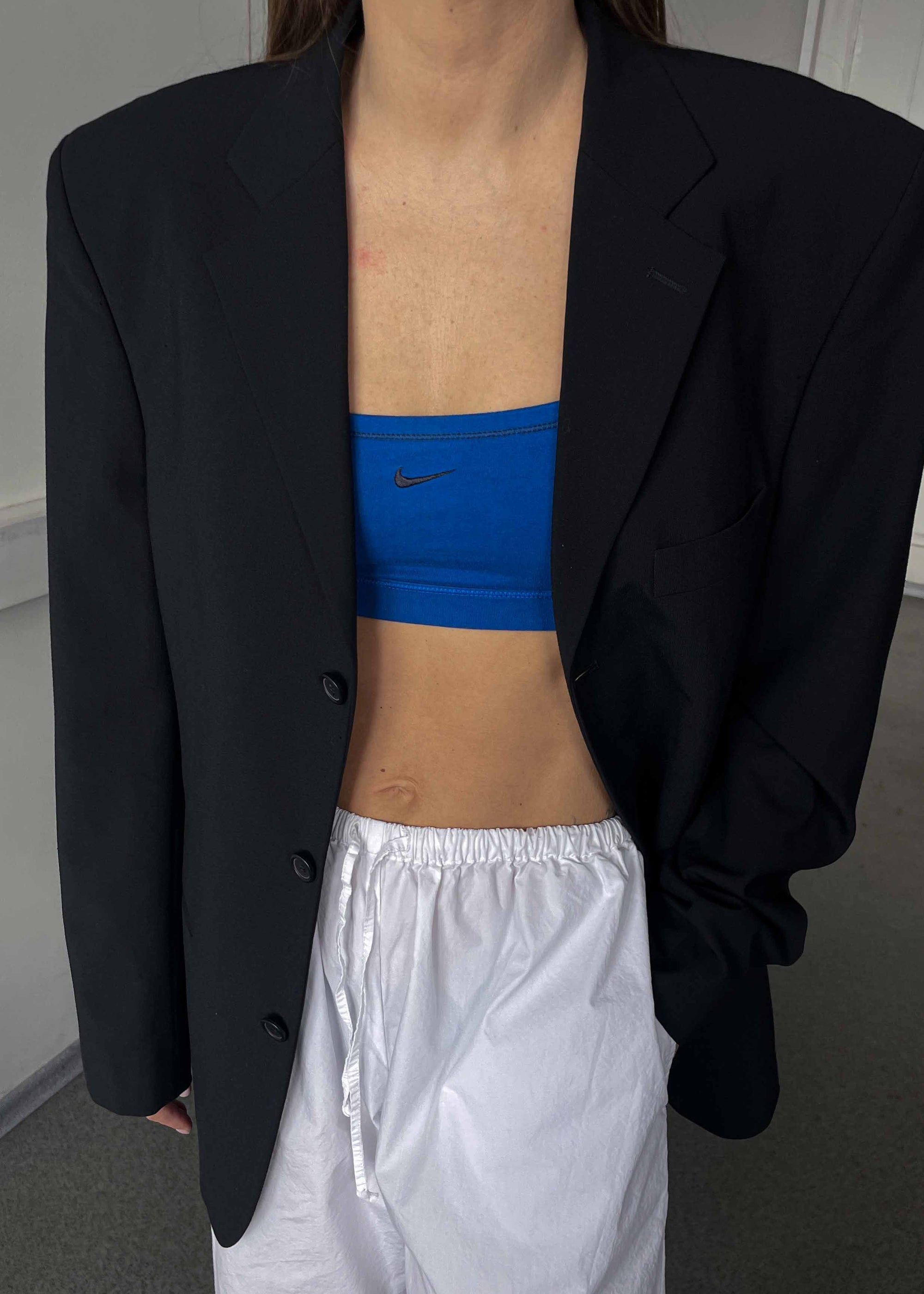 Vintage Black Oversized Blazer by BATISTINI