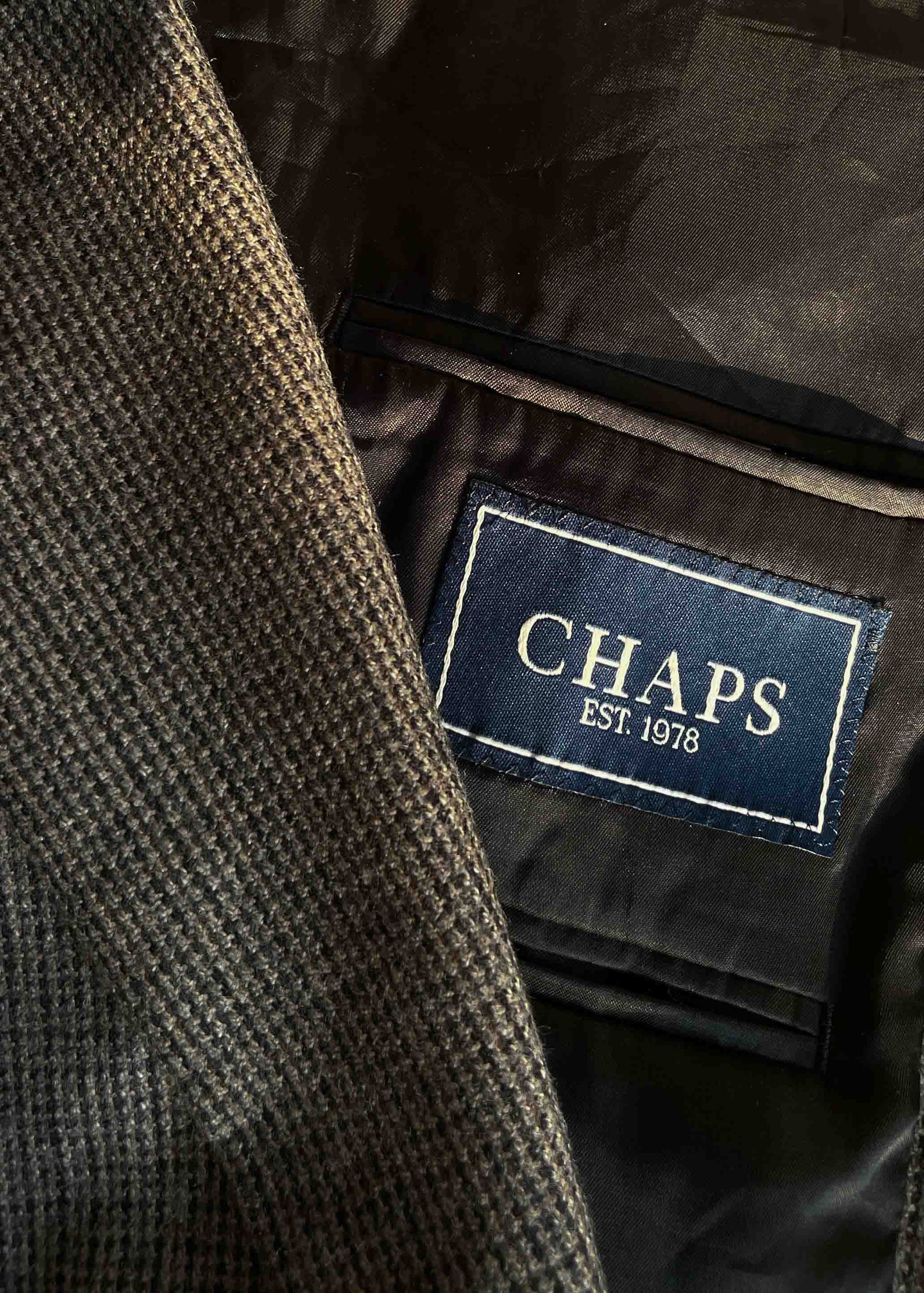 Vintage Patterned 100 % WOOL Blazer Chaps by RALPH LAUREN