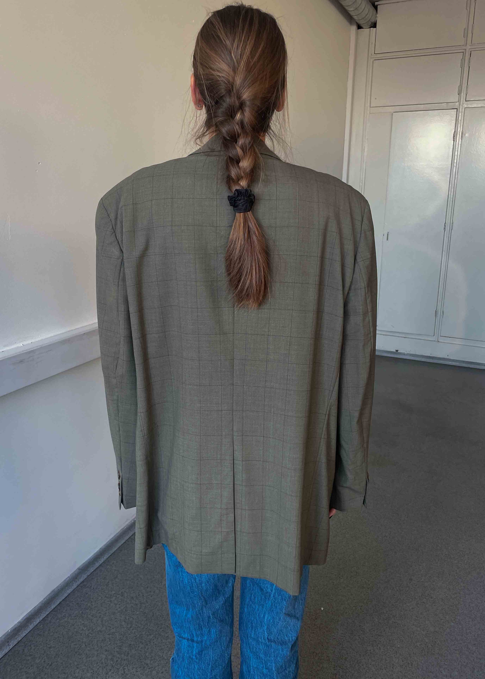 Vintage Sage Green 100 % WOOL Blazer Chaps by RALPH LAUREN