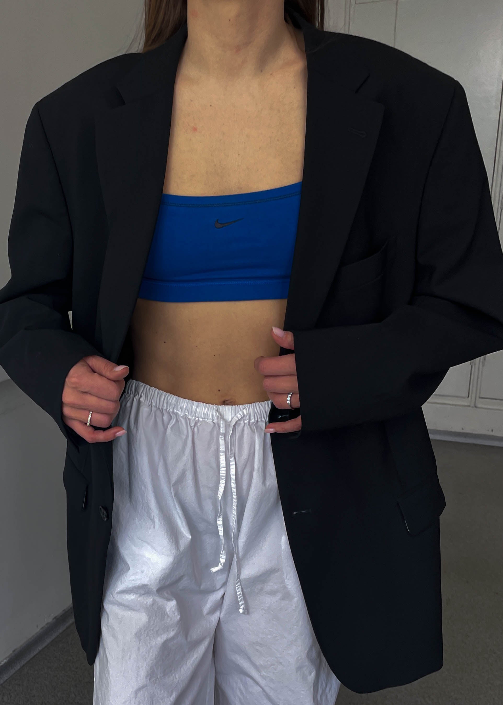Vintage Classic Black Oversized Blazer