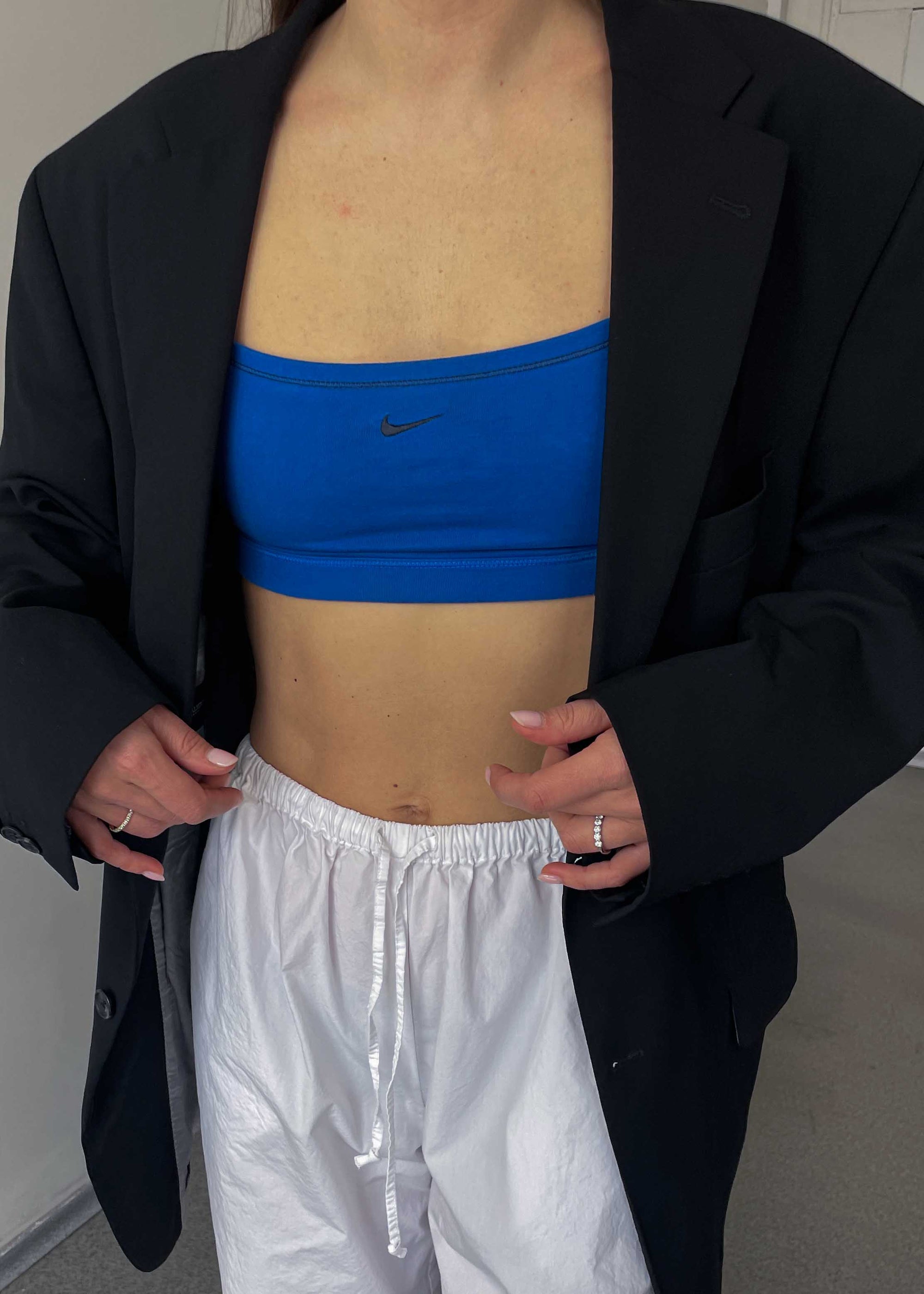 Vintage Classic Black Oversized Blazer