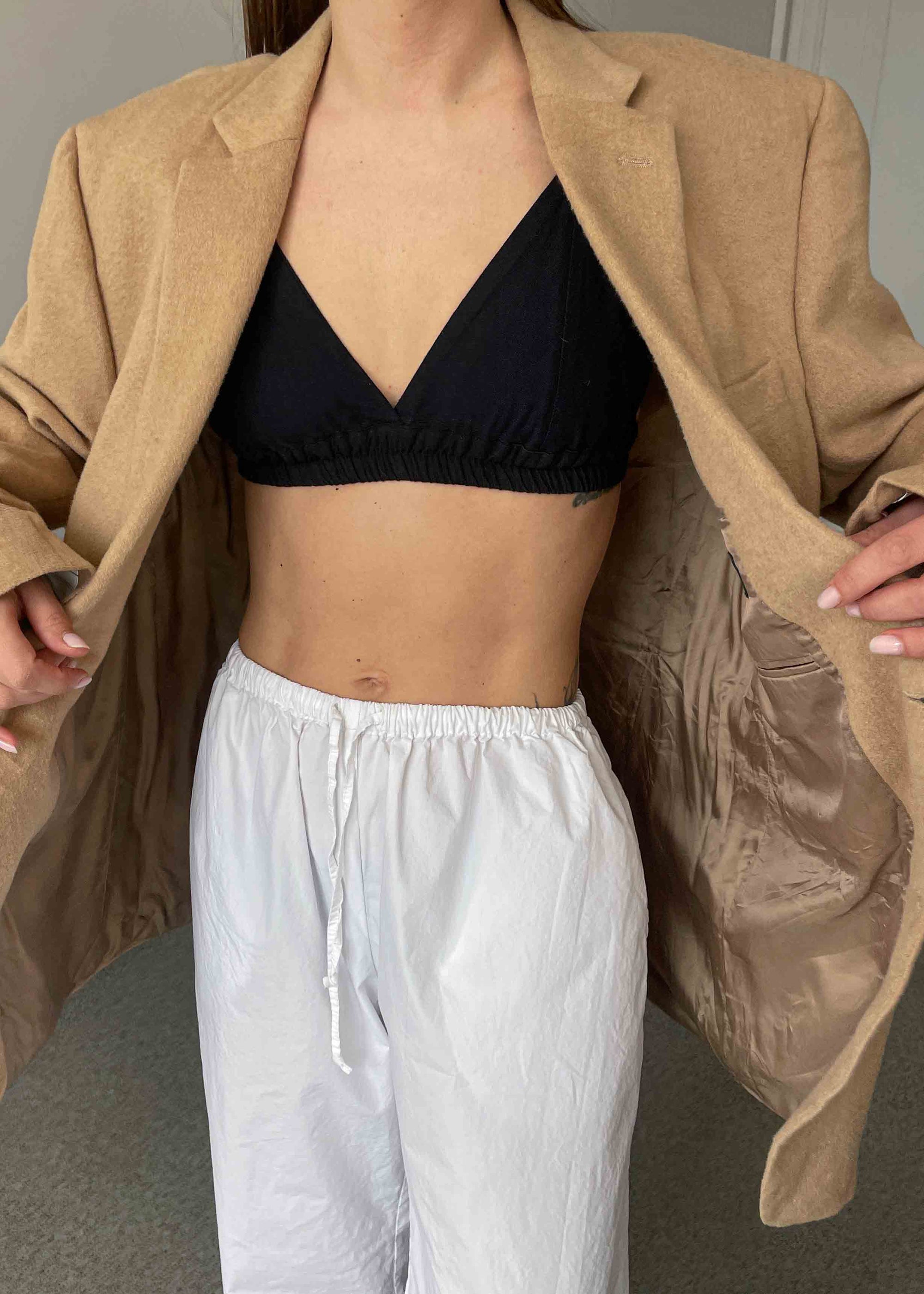 Vintage Brown Camel Hair Oversized Blazer by RALPH LAUREN