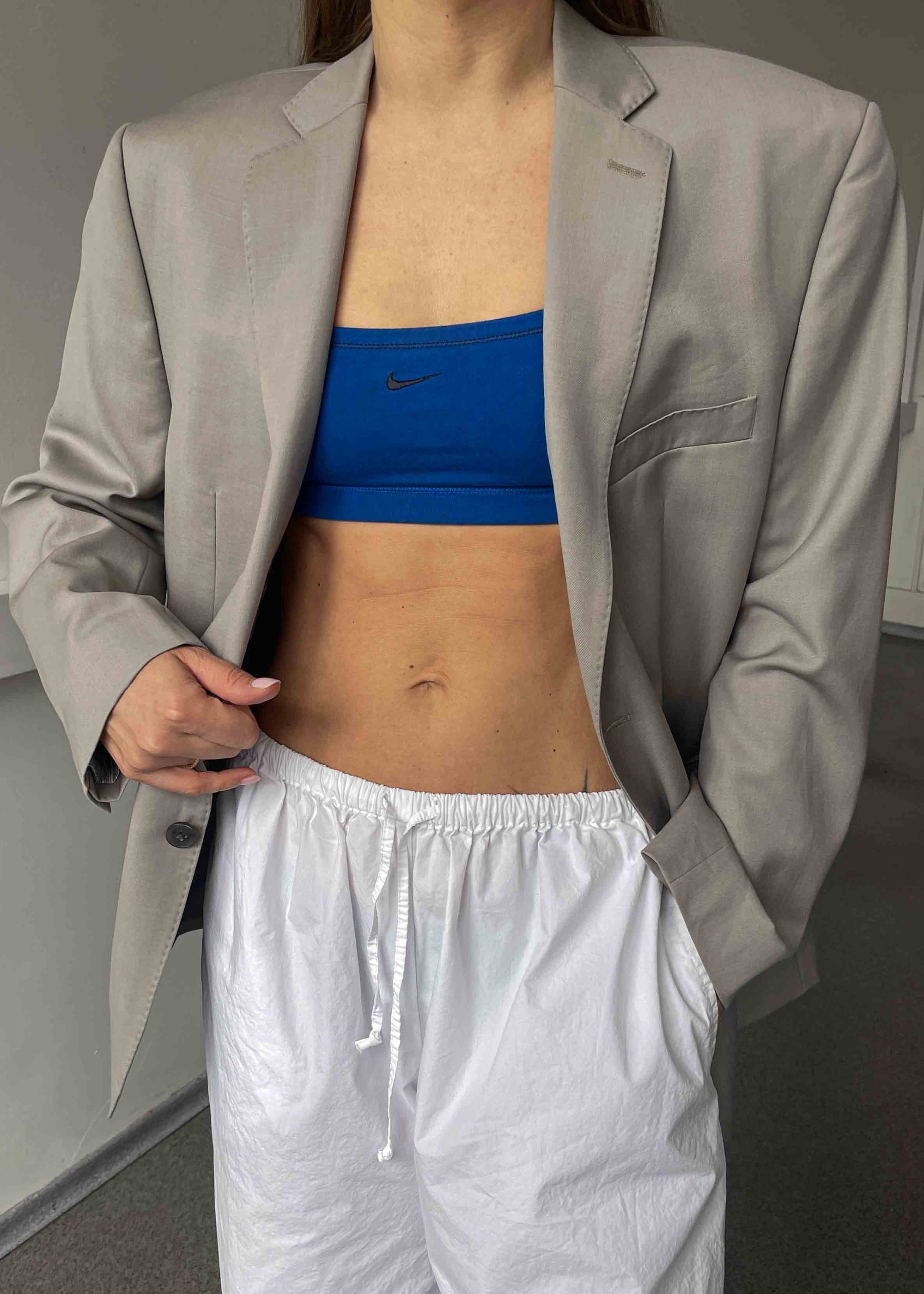 Vintage Light Grey Smaller Fit Blazer by CALVIN KLEIN