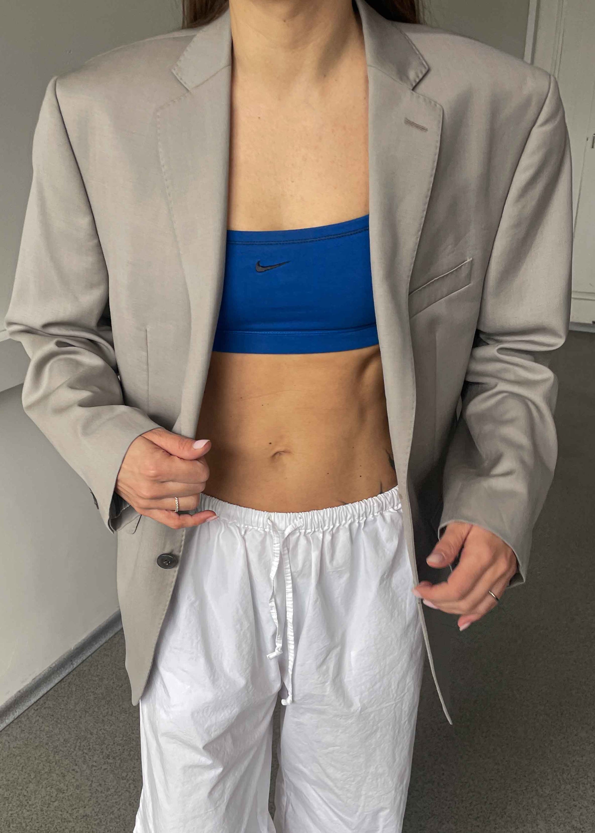 Vintage Light Grey Smaller Fit Blazer by CALVIN KLEIN