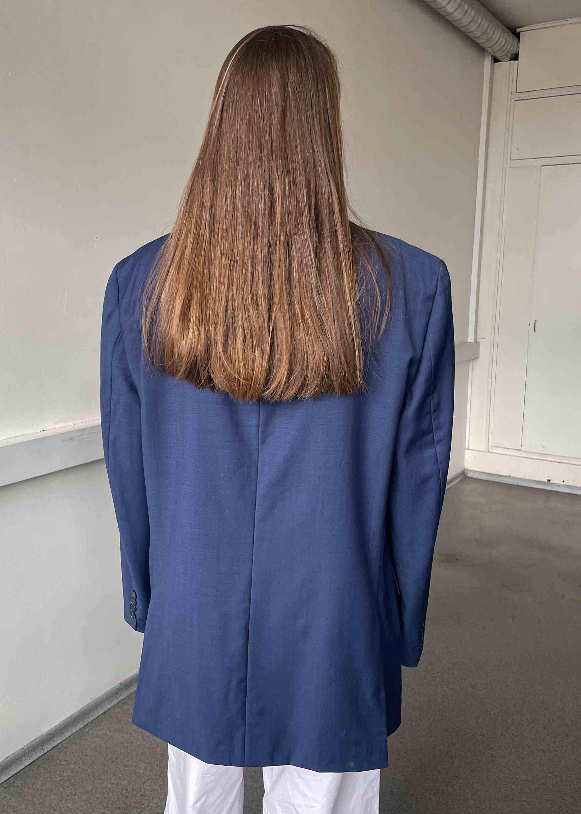 Vintage Blue Oversized Blazer by CALVIN KLEIN