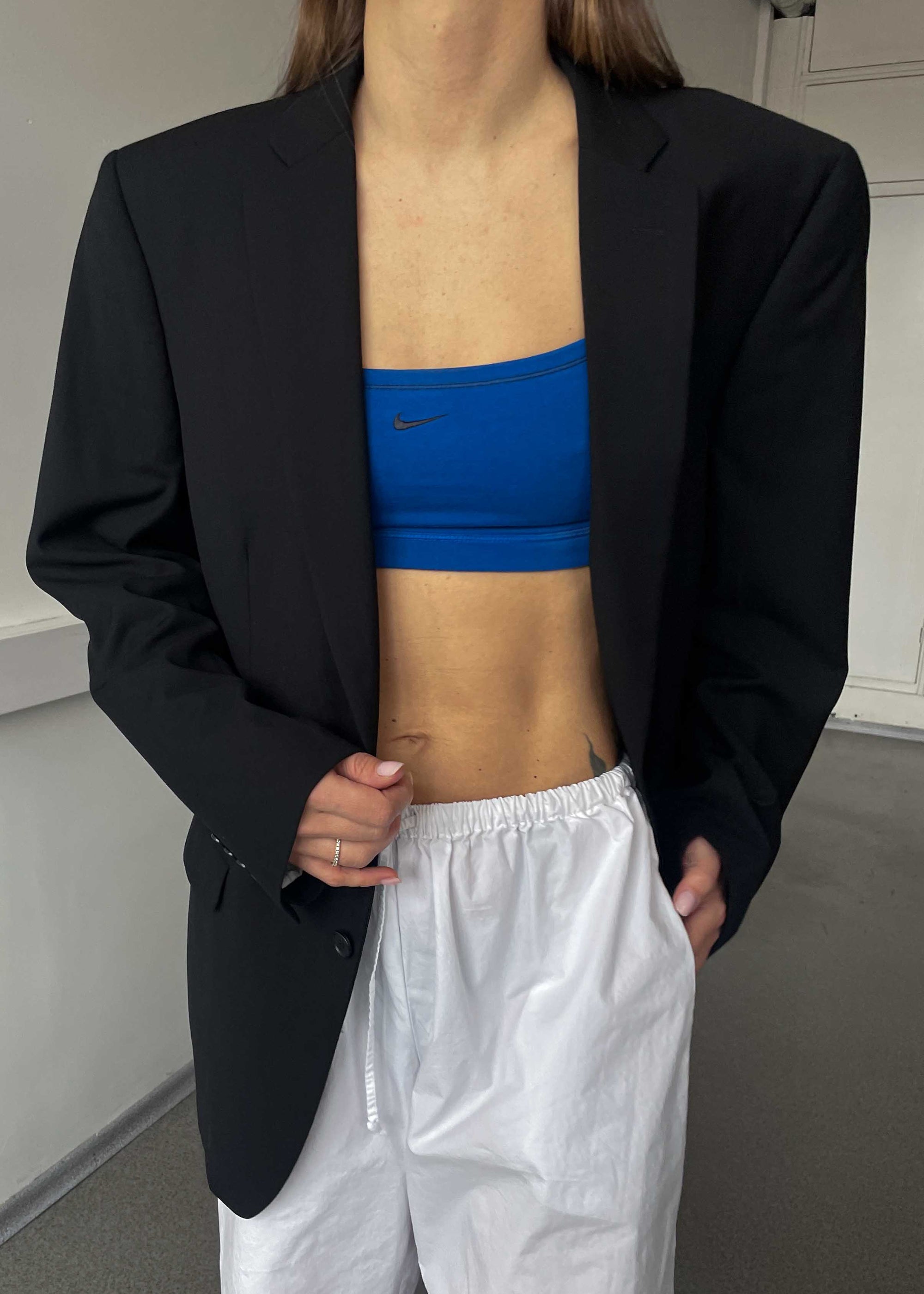 Vintage Classic Black Oversized Blazer