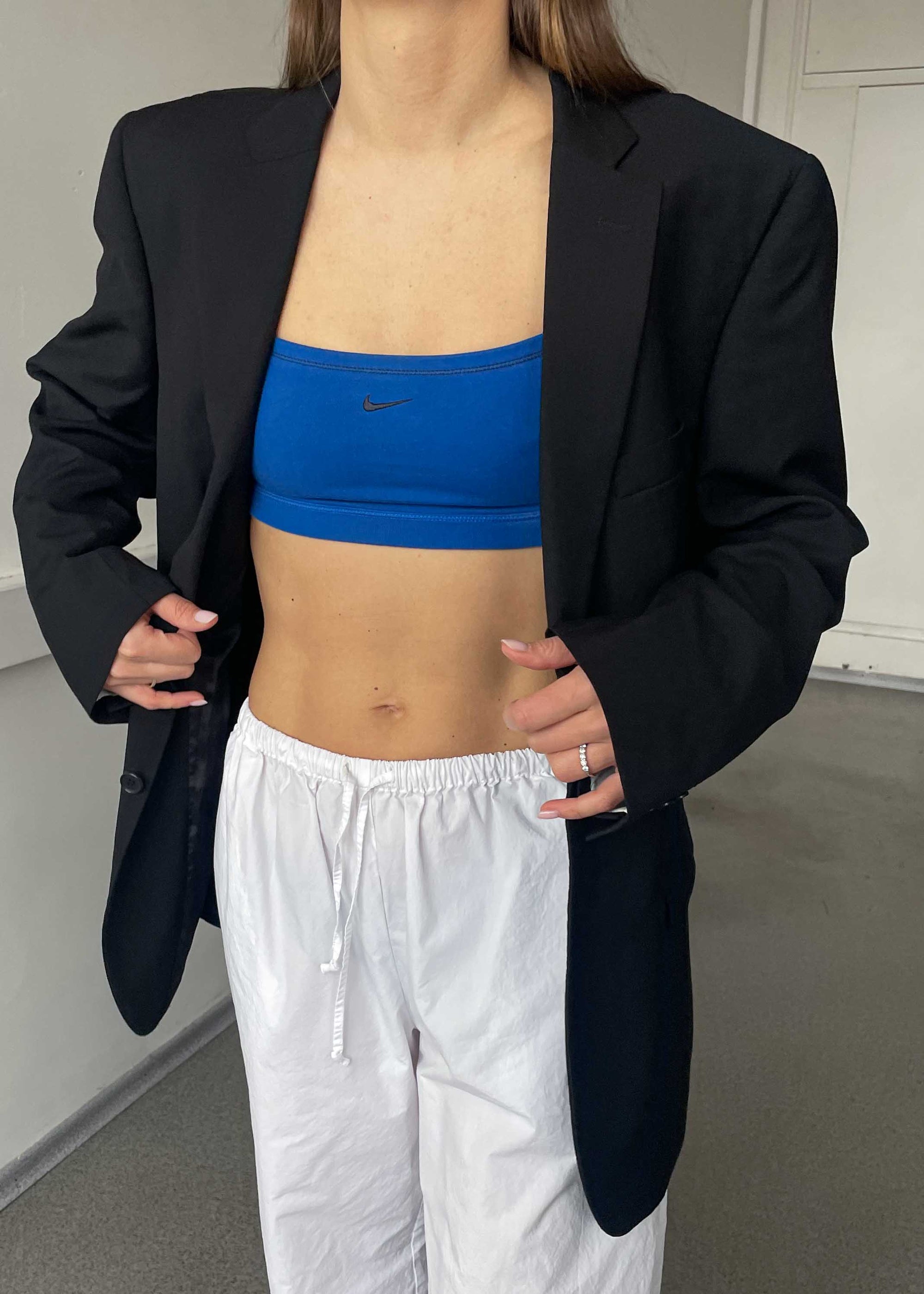 Vintage Classic Black Oversized Blazer