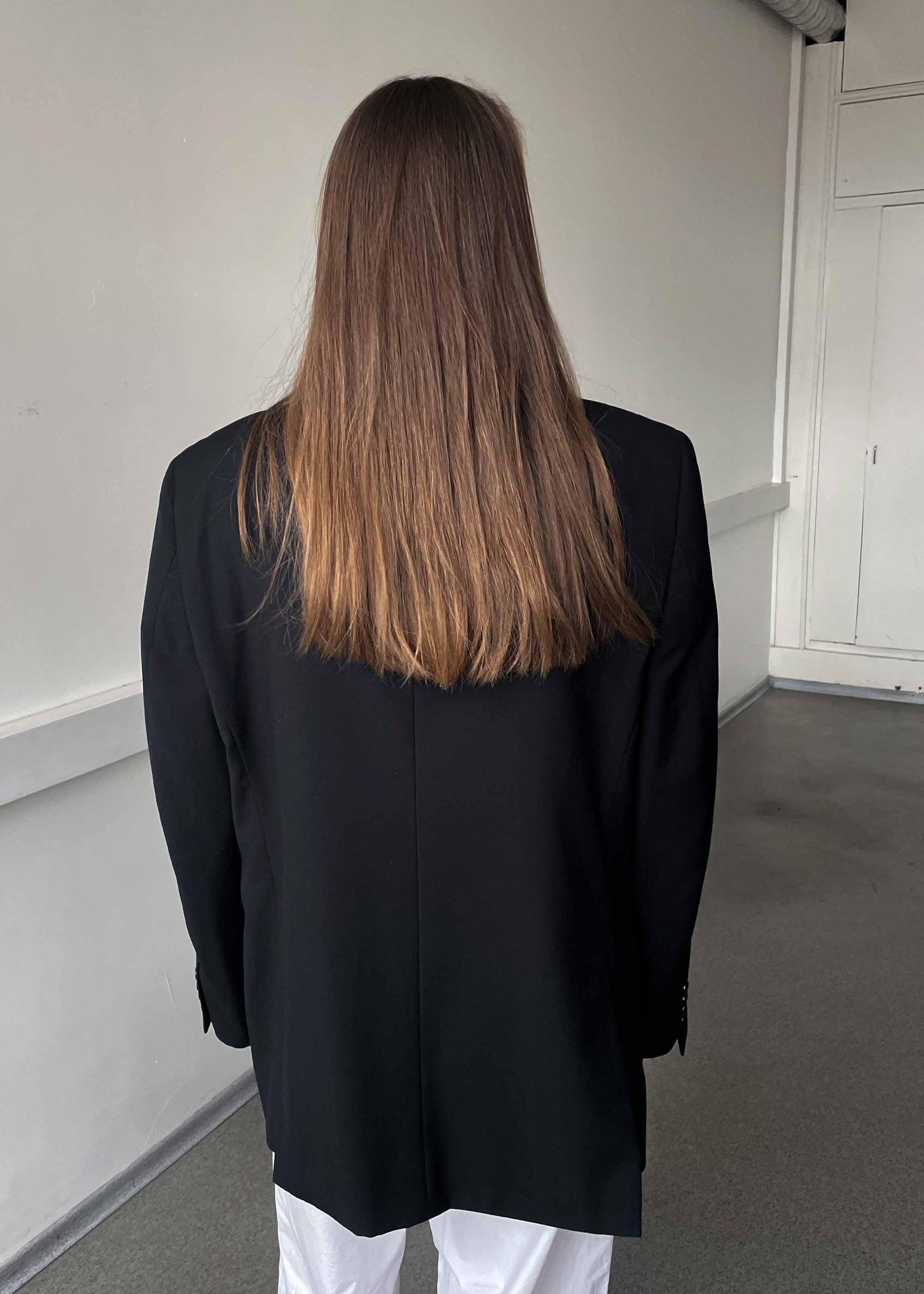 Vintage Classic Black Oversized Blazer