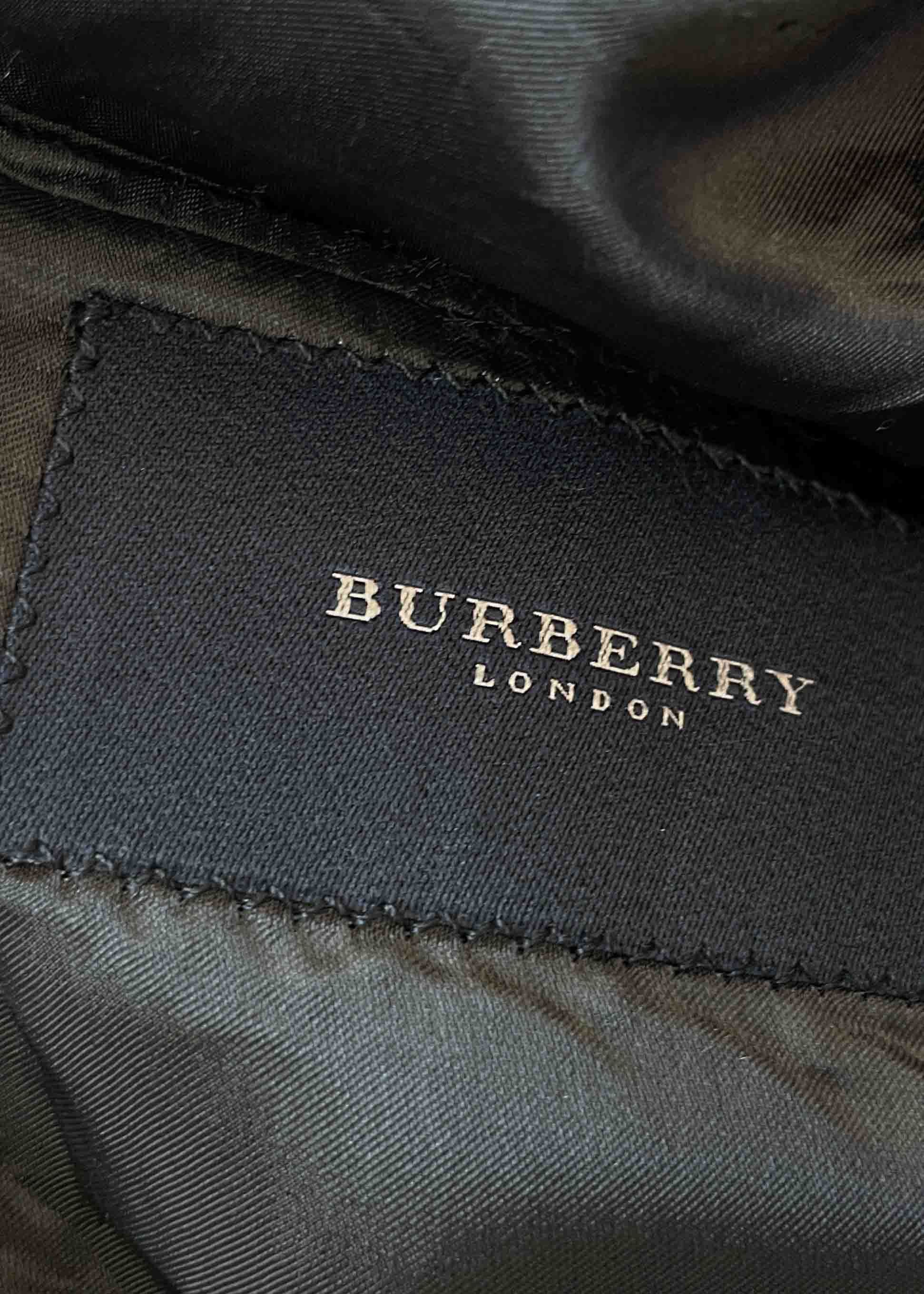Vintage Grey with Green Shade Oversized Blazer by BURBERRY