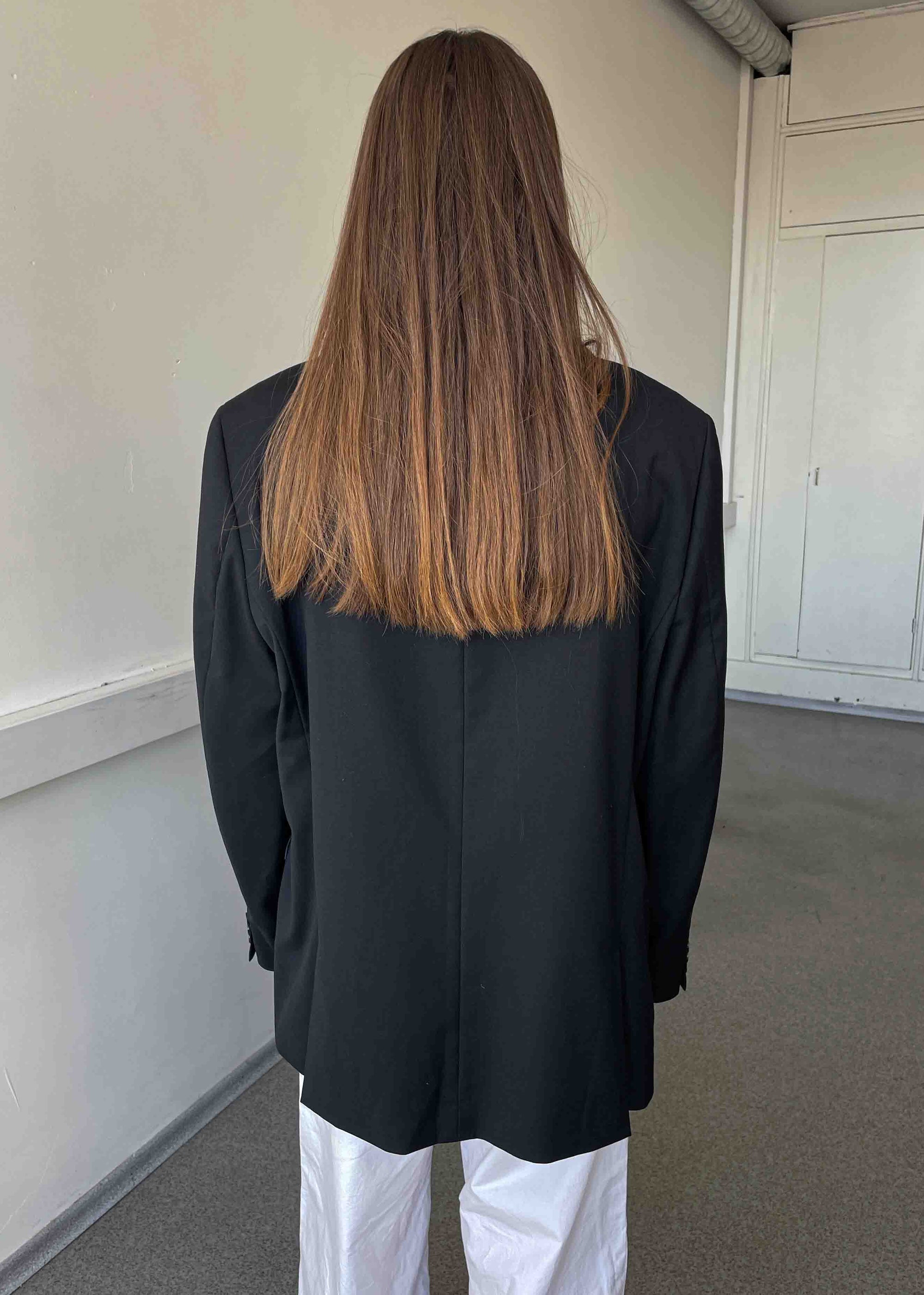 Vintage Classic Black Oversized Blazer