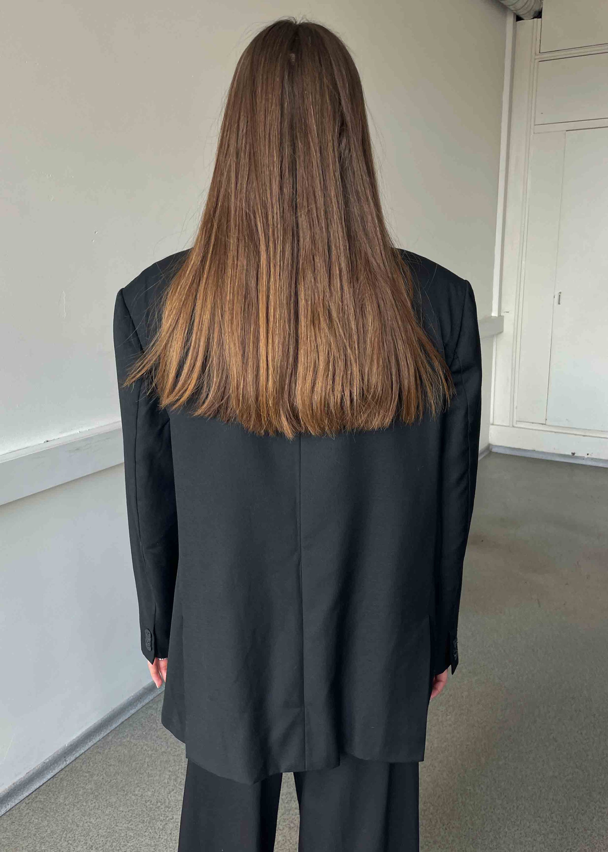 Vintage Classic Black Oversized Blazer
