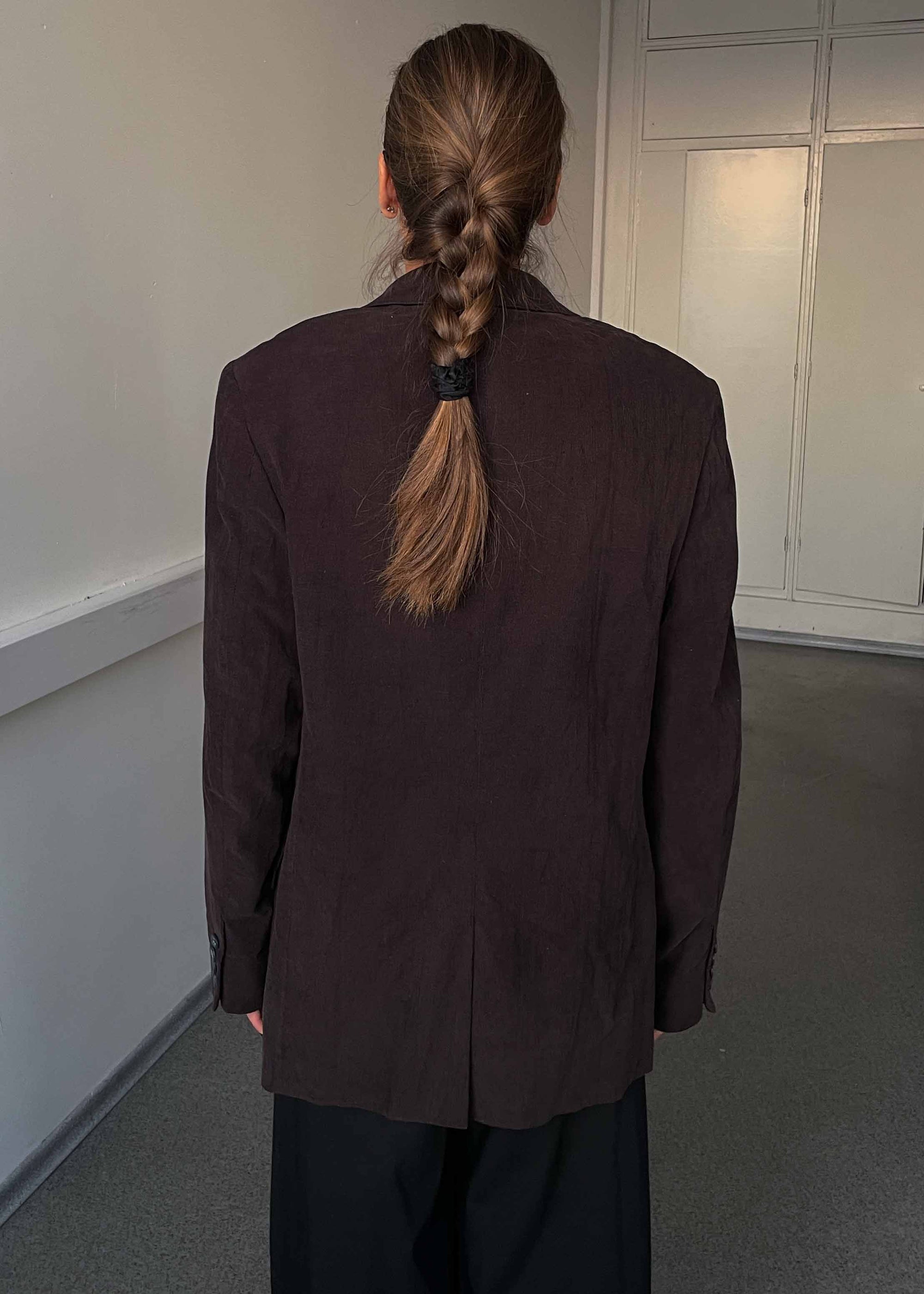 Vintage Brown Corduroy Oversized Blazer