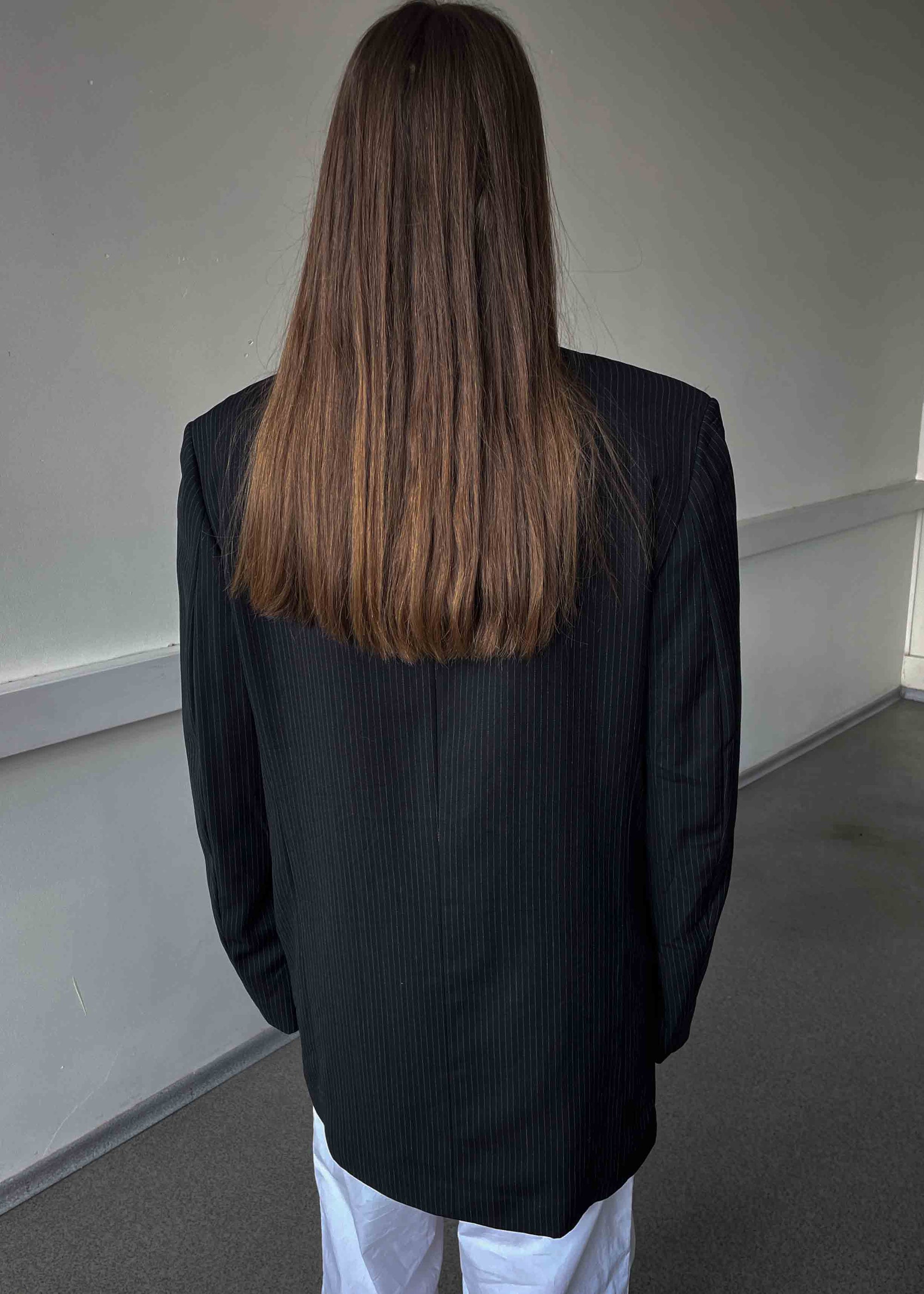 Vintage Black Oversized 100% WOOL Blazer by CALVIN KLEIN