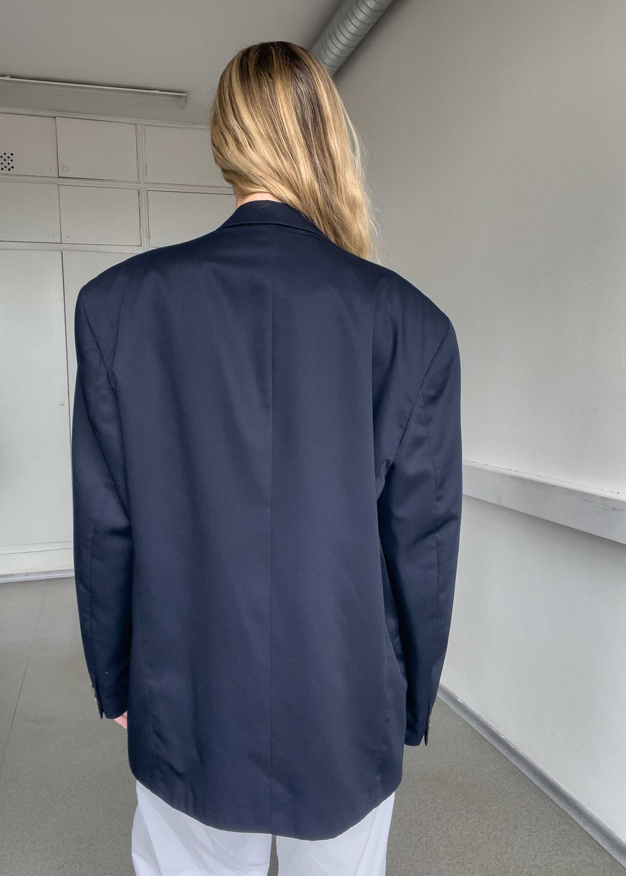 Vintage Blue Oversized Blazer