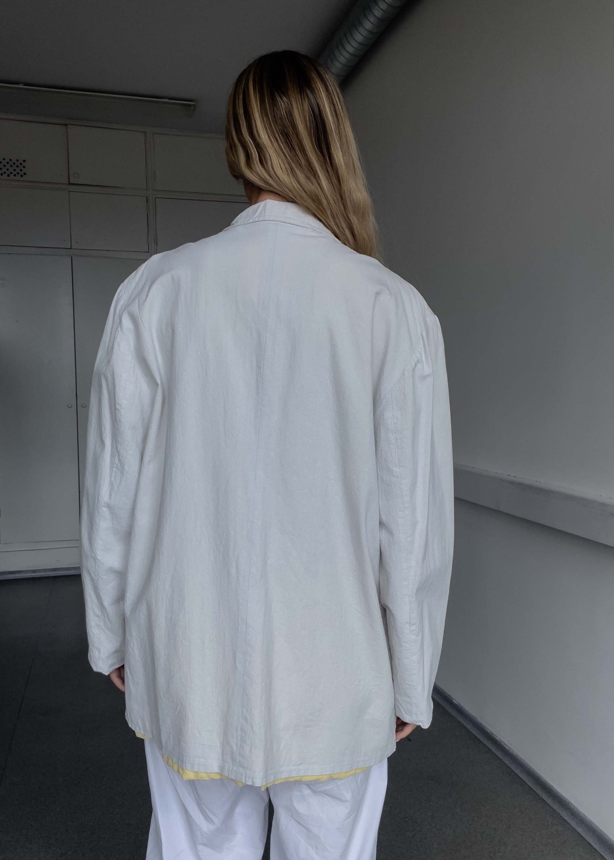 Vintage Grey Oversized Light Weight Blazer