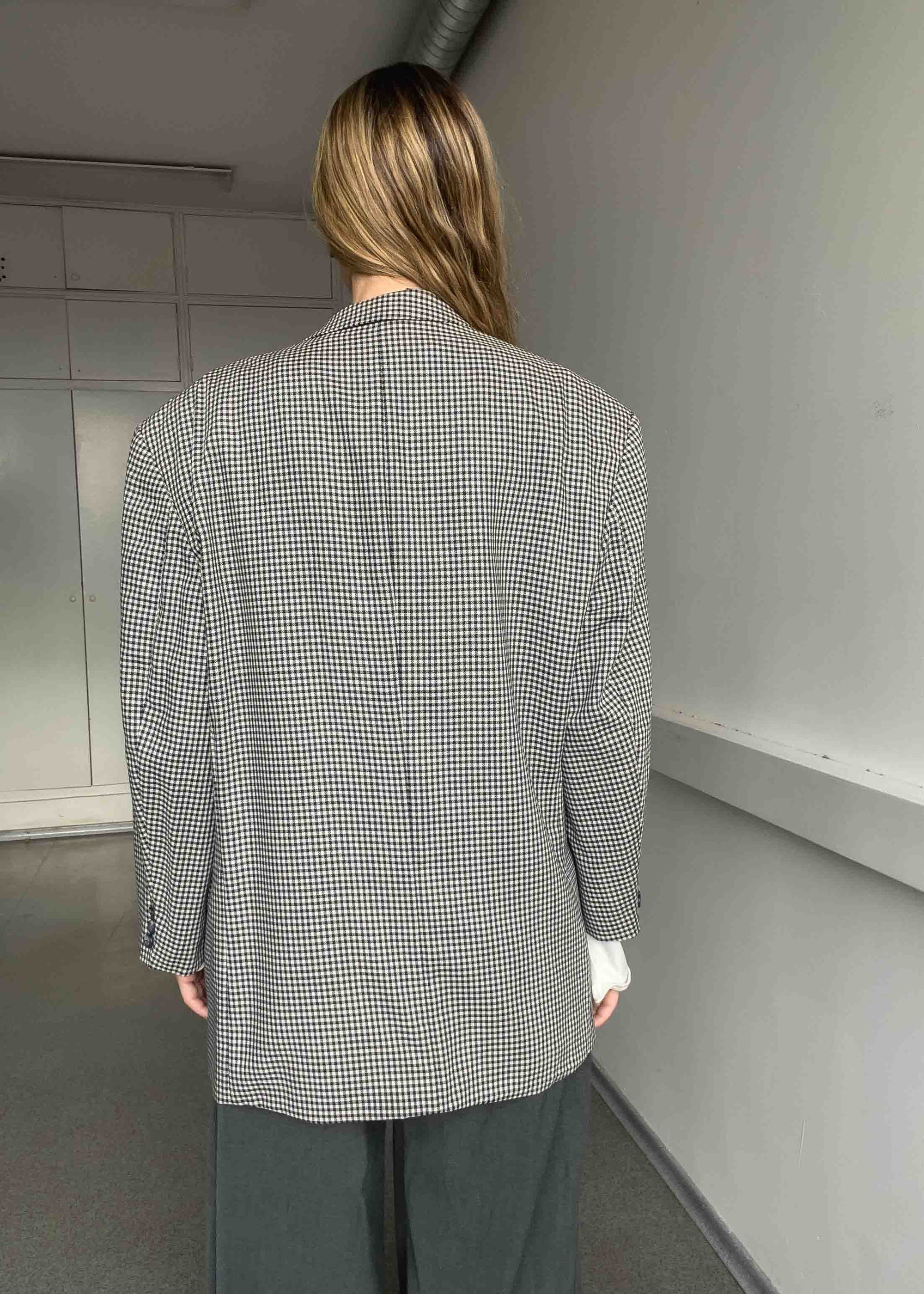 Vintage Blue Oversized Blazer