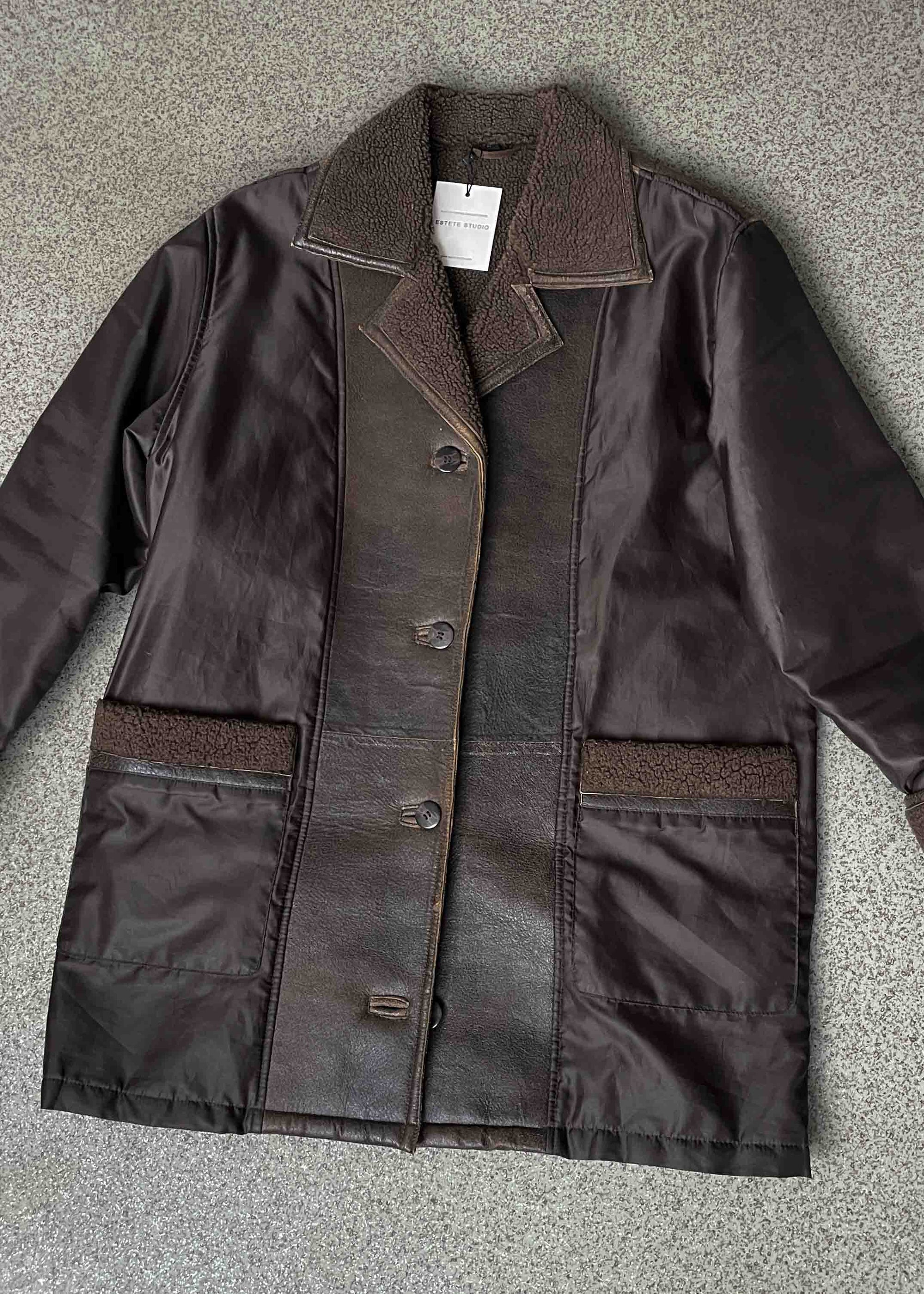 Vintage Brown Oversized Coat