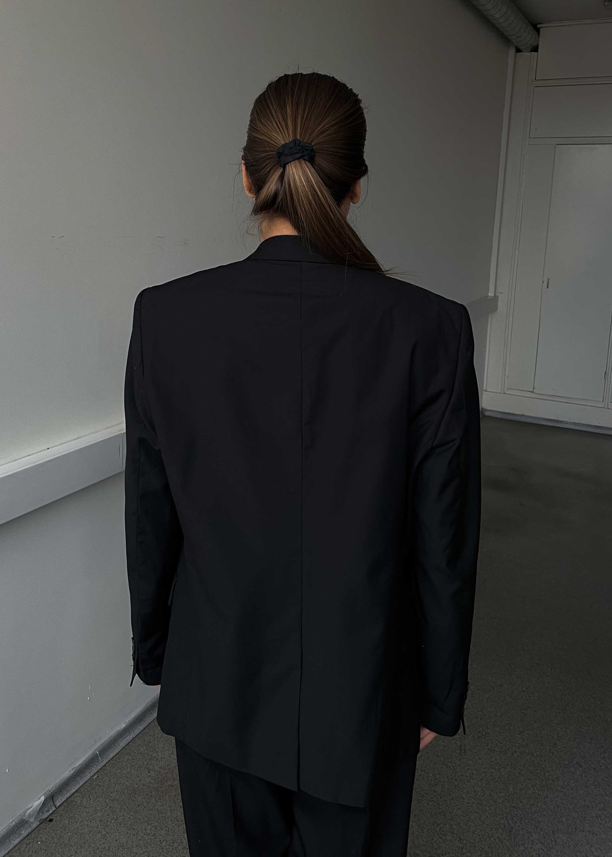 Vintage Black Oversized Blazer