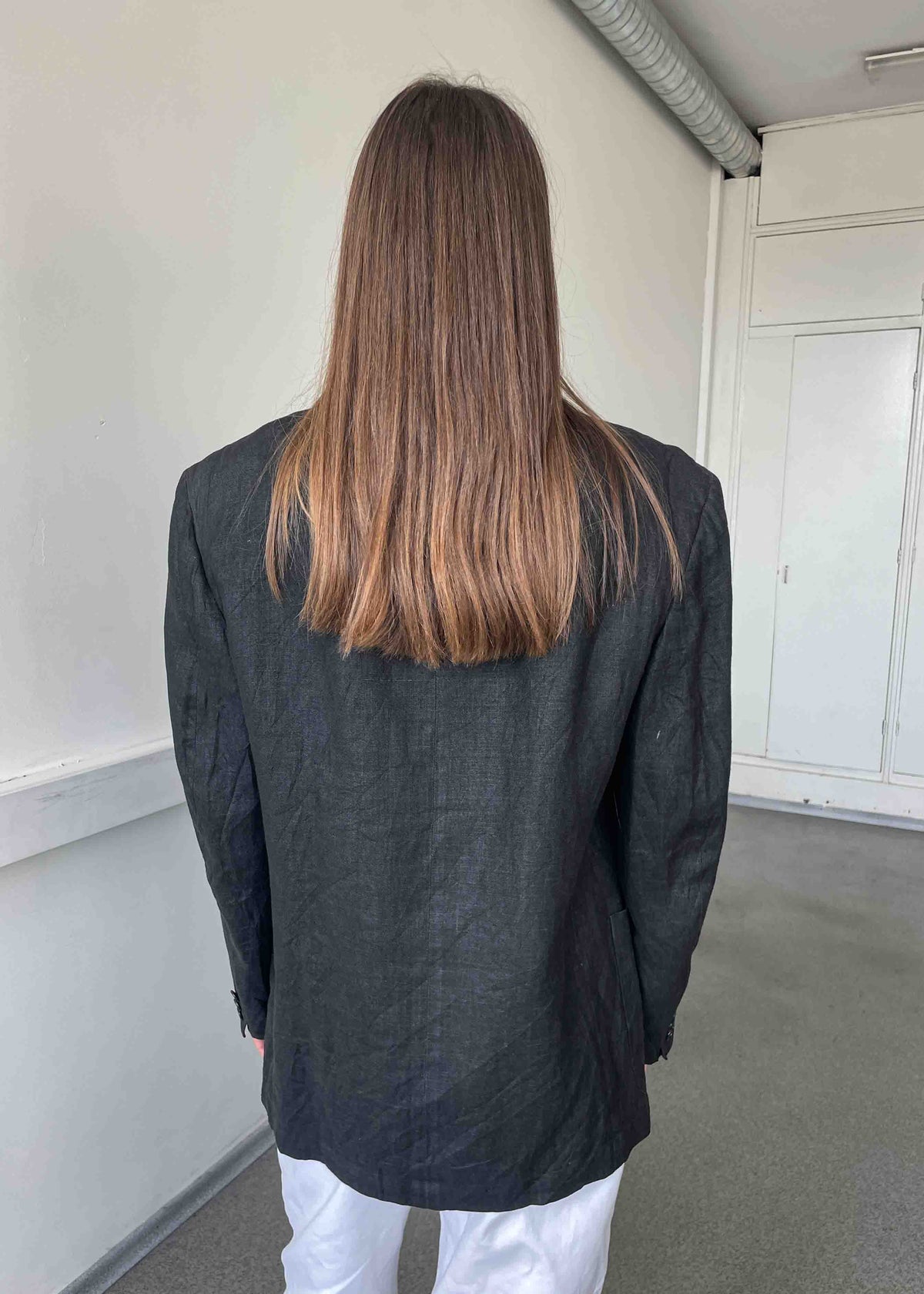 Vintage Black Oversized Double Breasted Blazer by CALVIN KLEIN