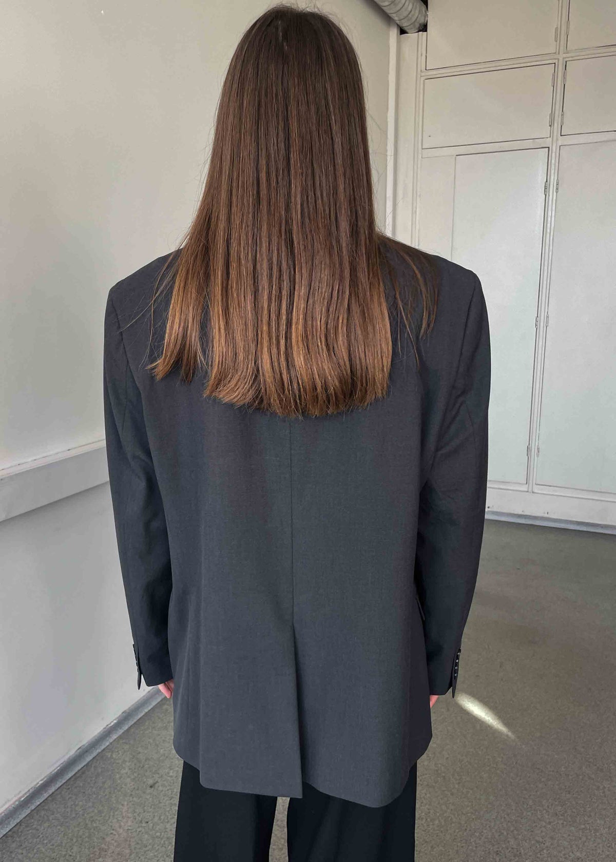Vintage Grey Oversized Blazer by CHAPS by RALPH LAUREN