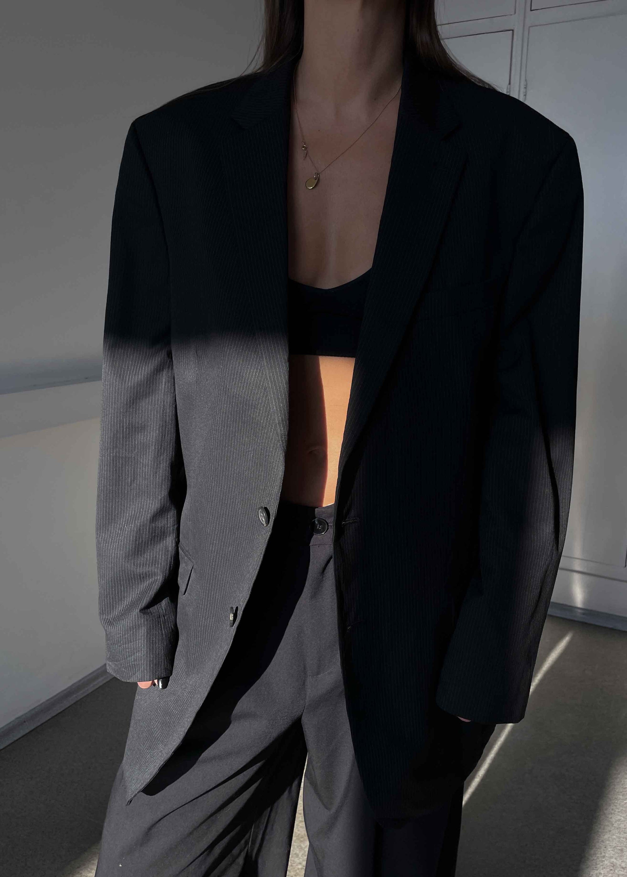 Vintage Black Oversized Blazer By CHAPS by RALPH LAUREN