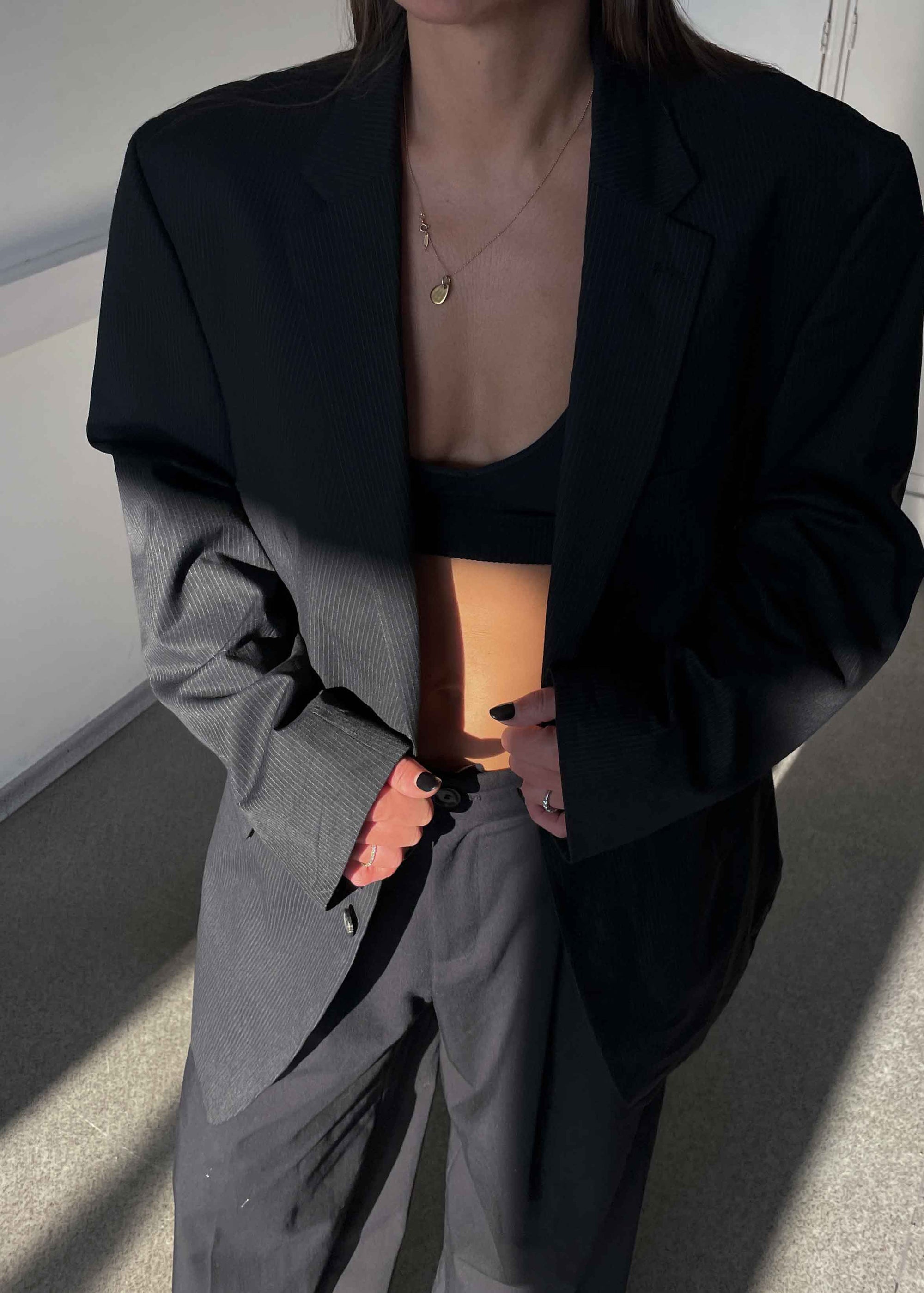 Vintage Black Oversized Blazer By CHAPS by RALPH LAUREN