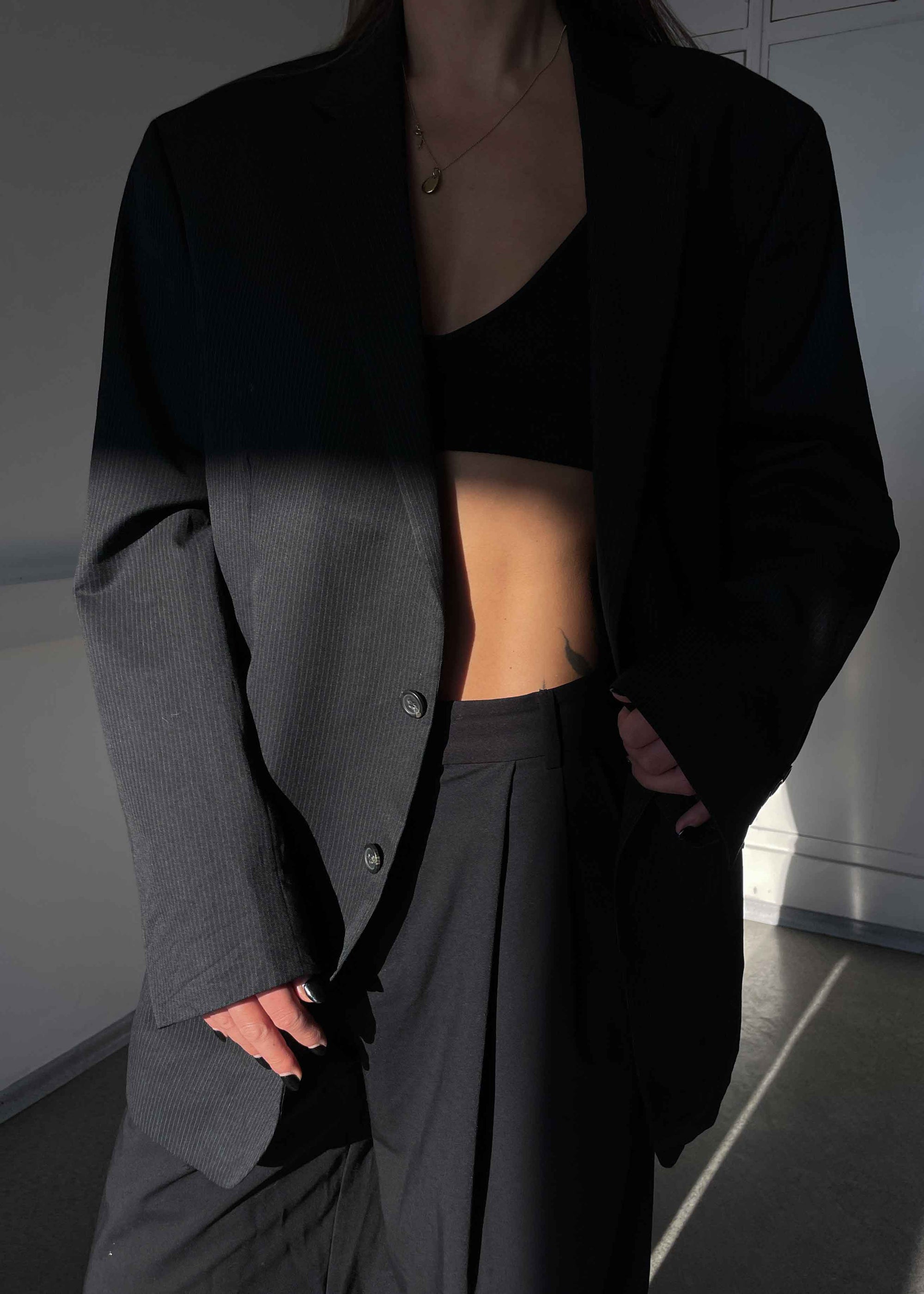 Vintage Black Oversized Blazer By CHAPS by RALPH LAUREN