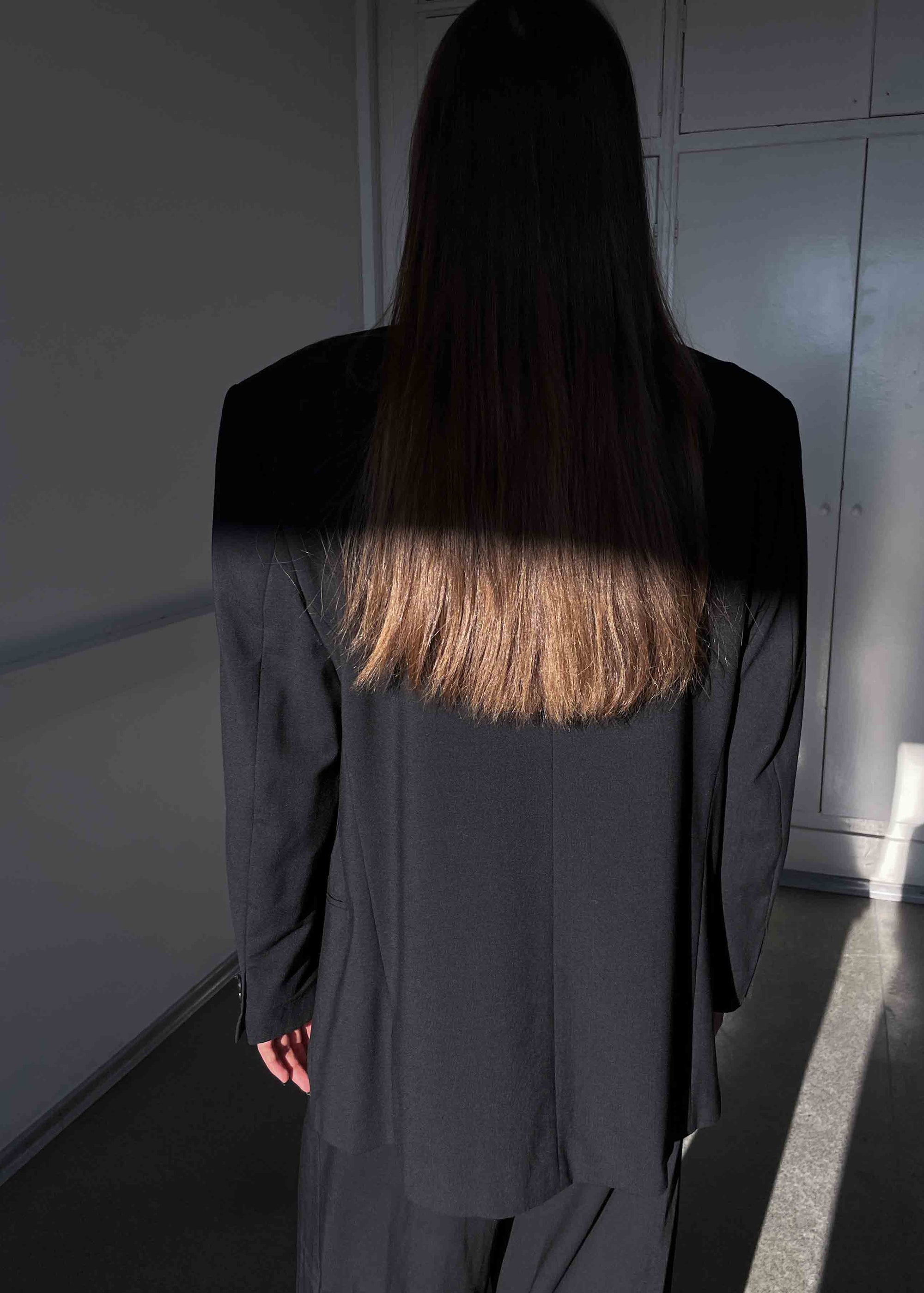 Vintage Black Classic Oversized Blazer