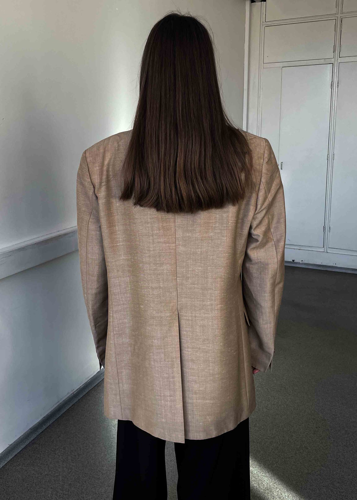 Vintage Brown Oversized Blazer