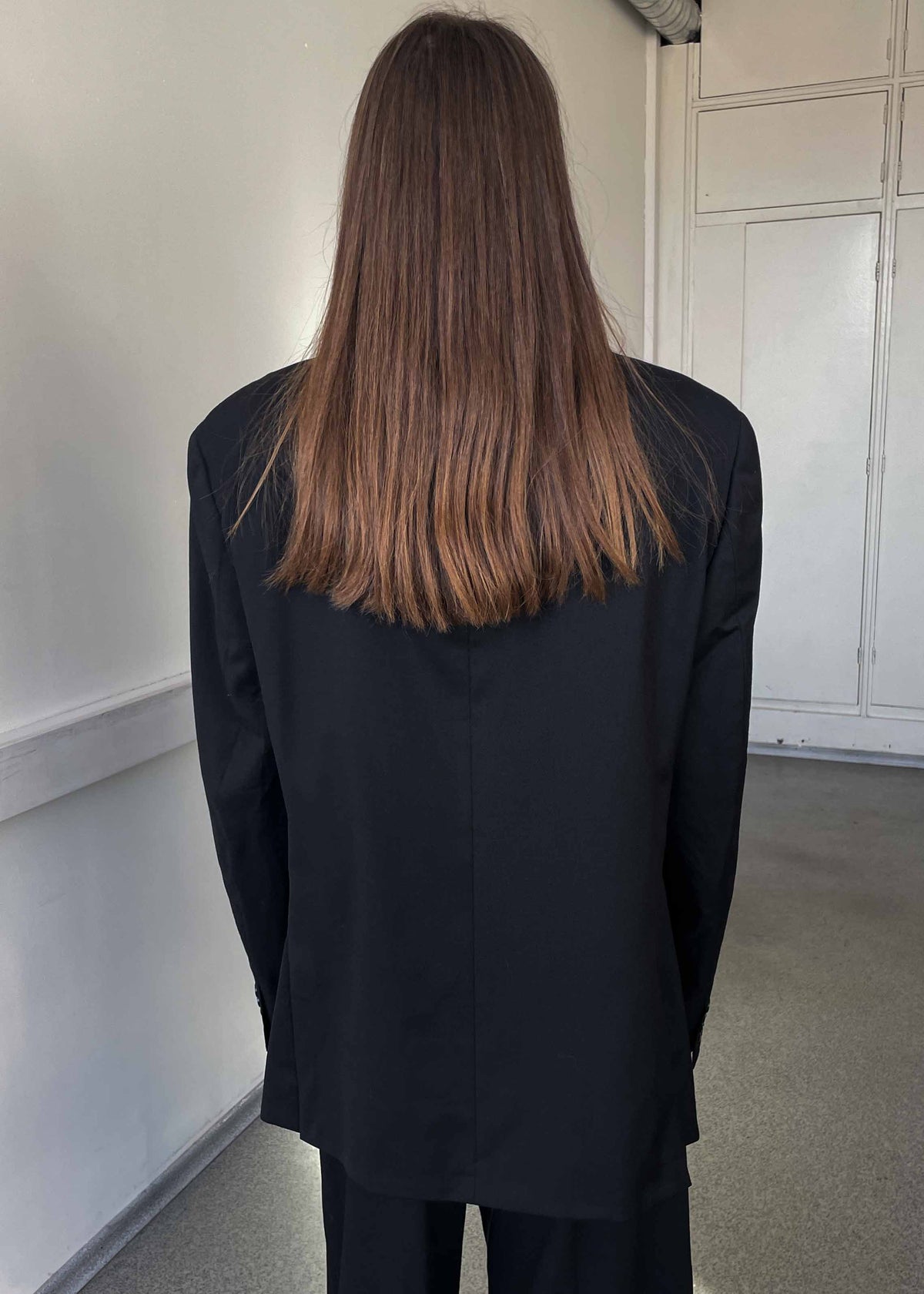 Vintage Black Oversized 100% WOOL Blazer by Calvin Klein