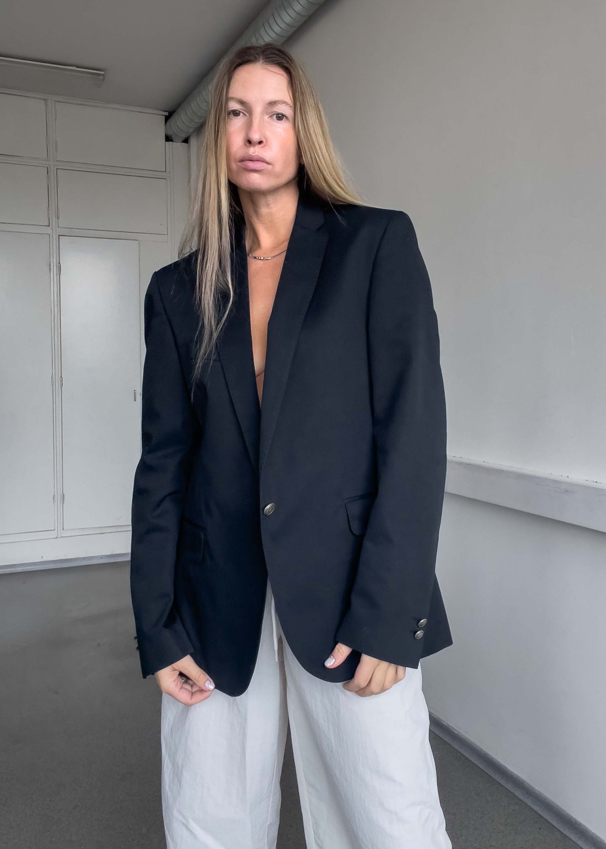 Vintage Black Smaller Fit Blazer