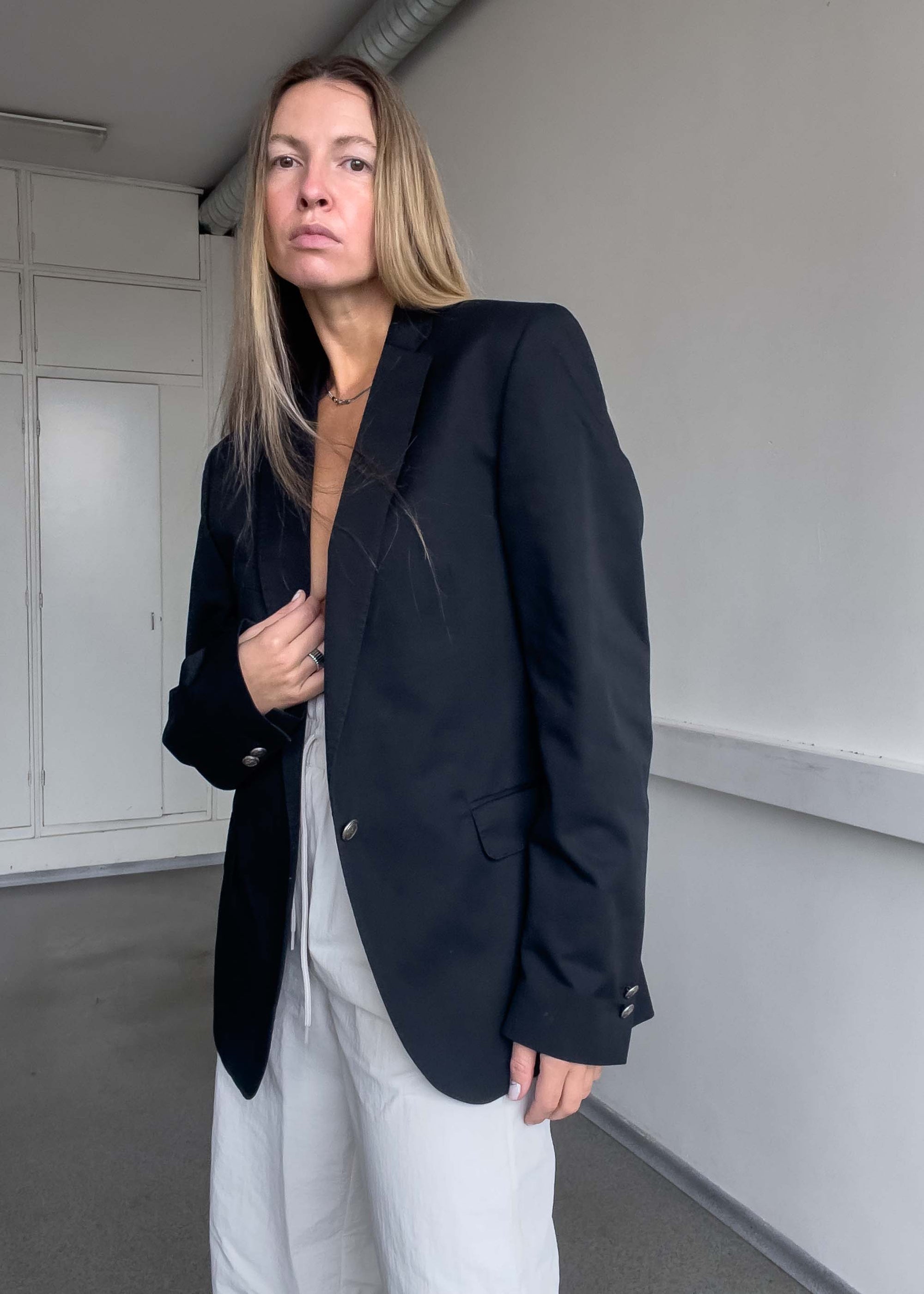 Vintage Black Smaller Fit Blazer