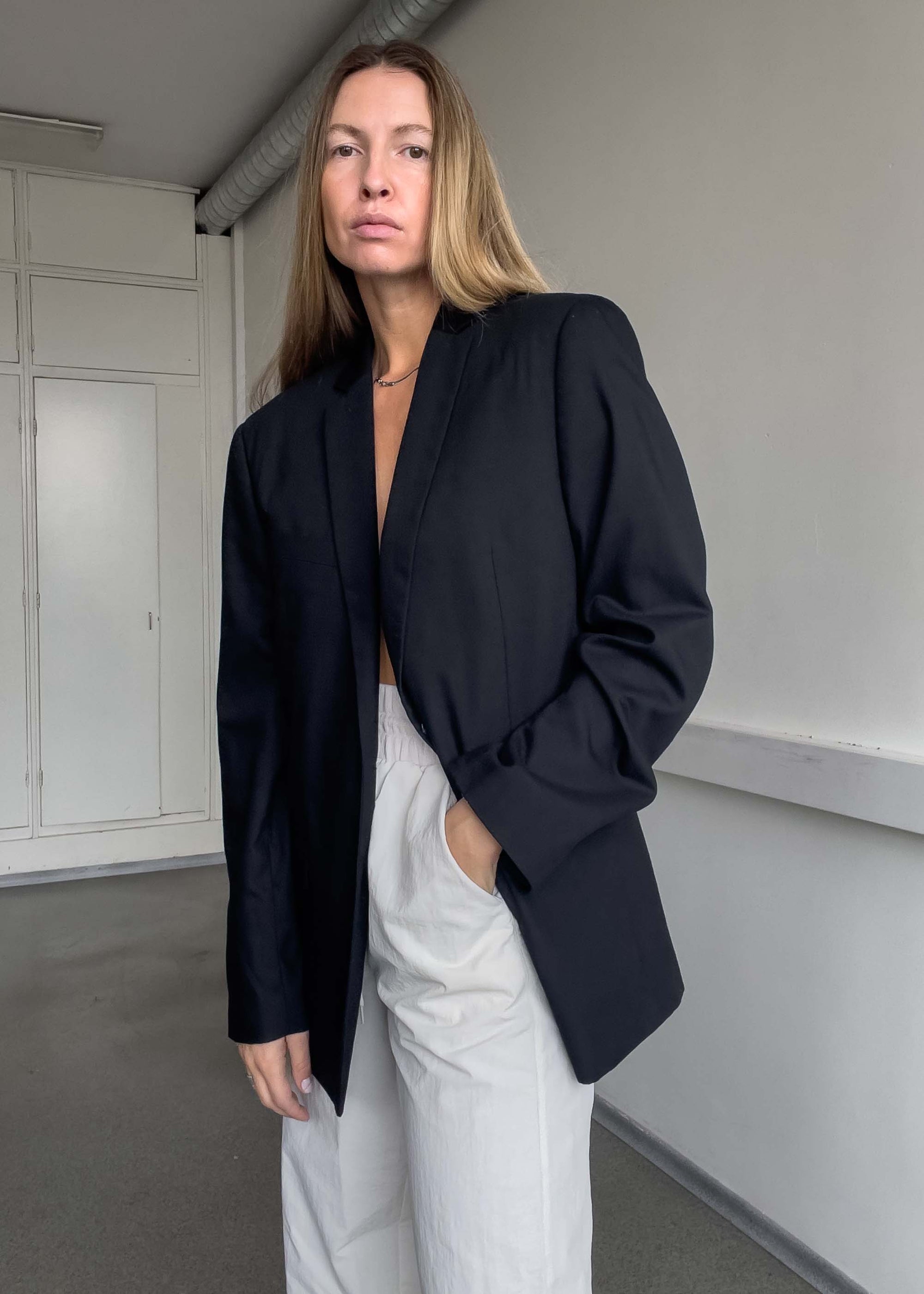 Vintage Black Smaller Fit Blazer