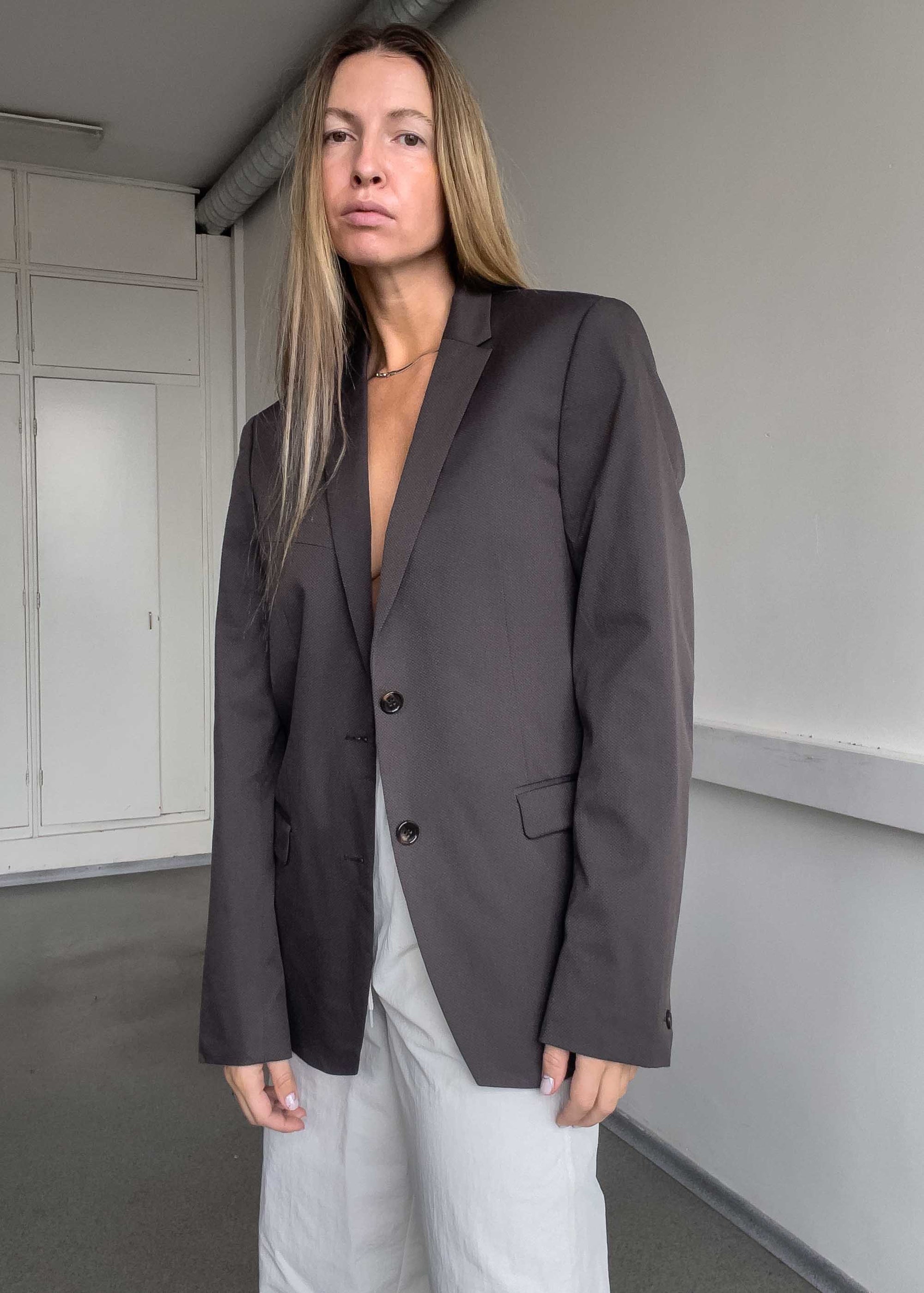 Vintage Brown Smaller Fit Blazer