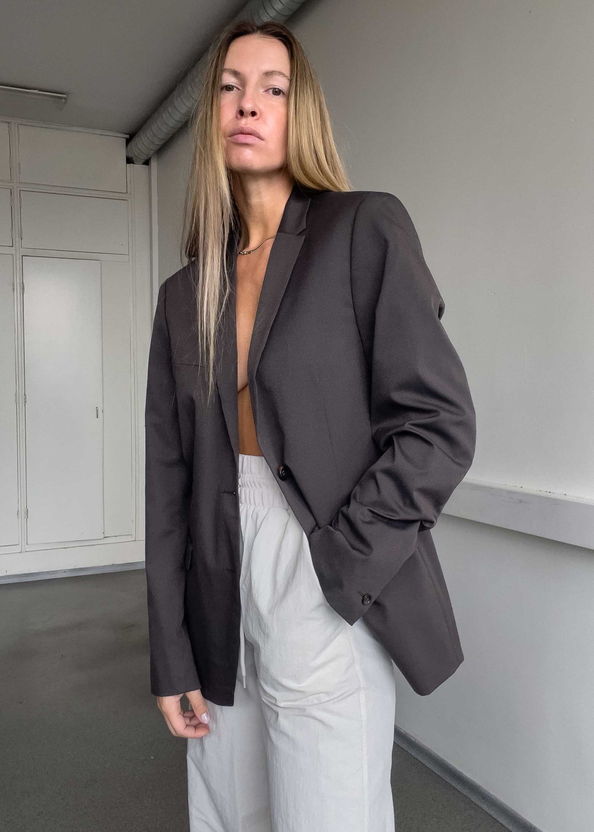 Vintage Brown Smaller Fit Blazer