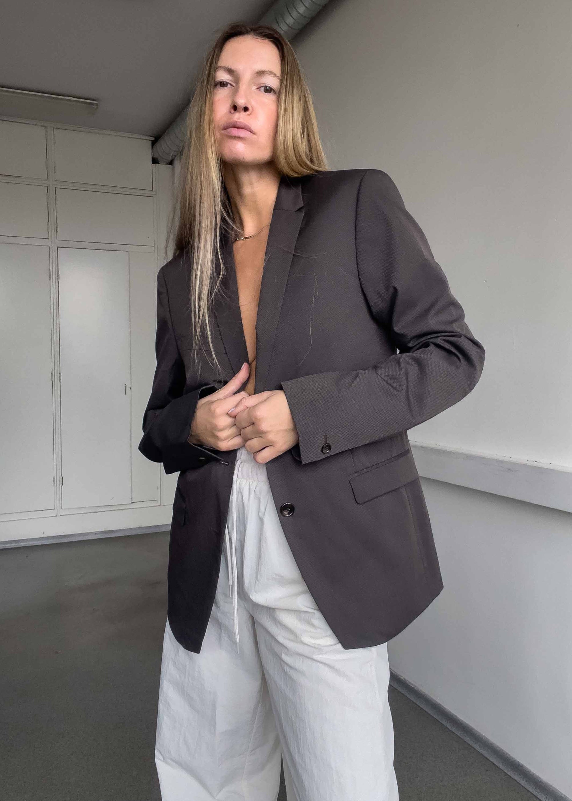 Vintage Brown Smaller Fit Blazer