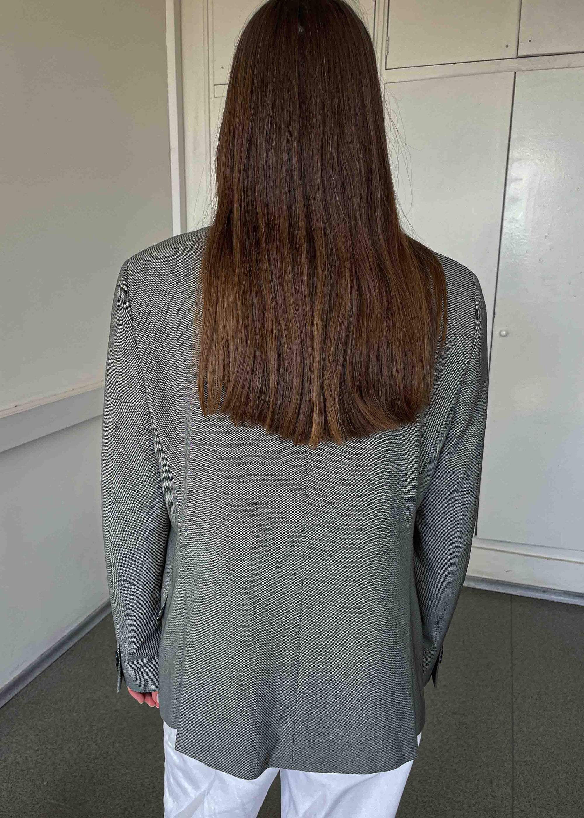 Vintage Grey Patterned Smaller Fit Blazer