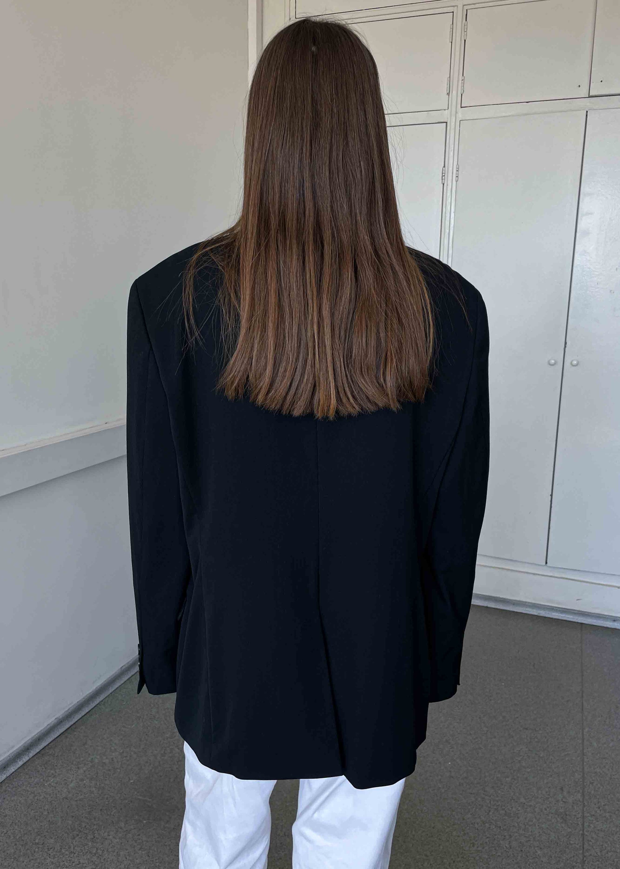 Vintage Black Oversized Blazer