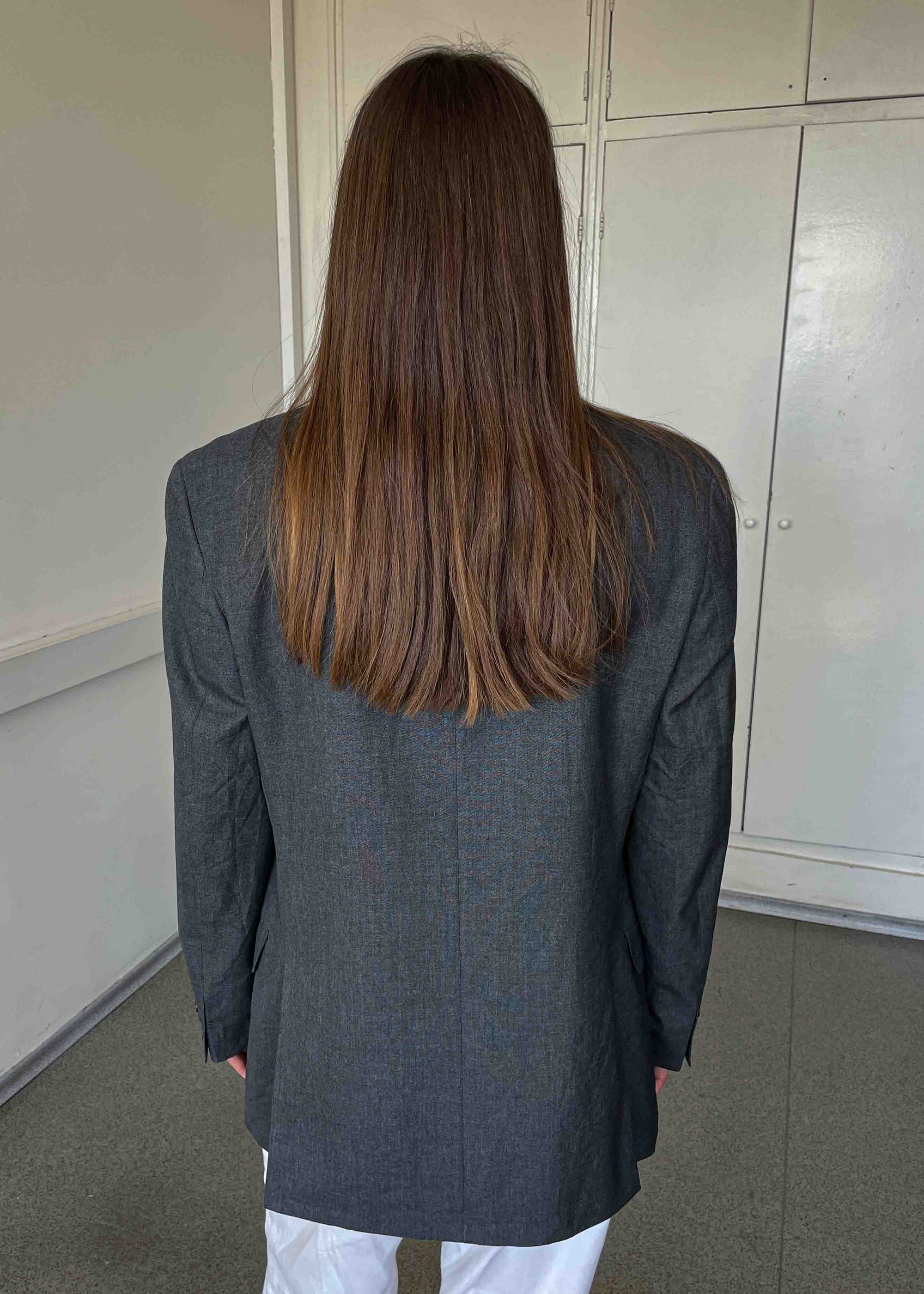 Vintage Grey Oversized Blazer by CHAPS by RALPH LAUREN