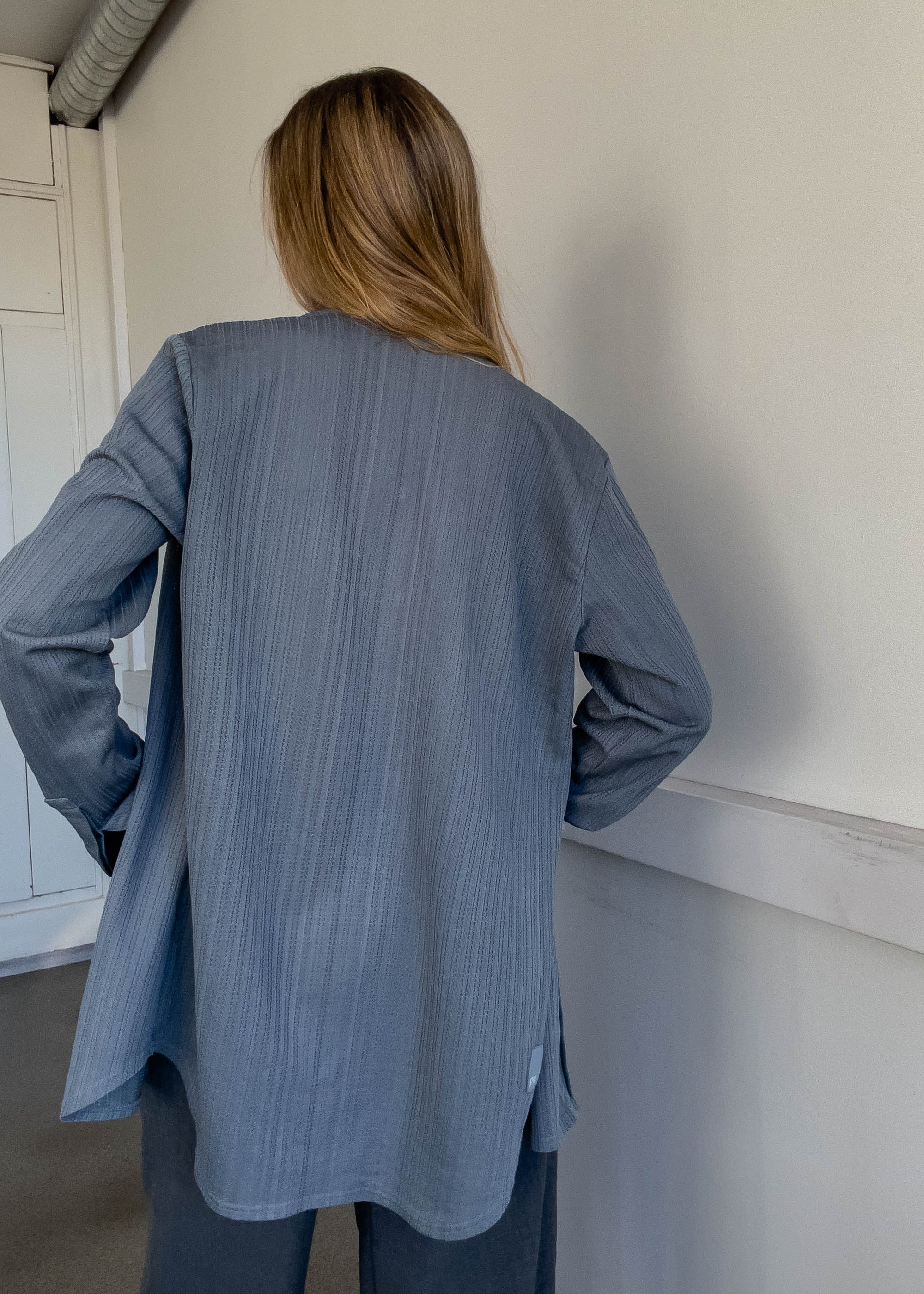 Vintage Grey Oversized Shirt
