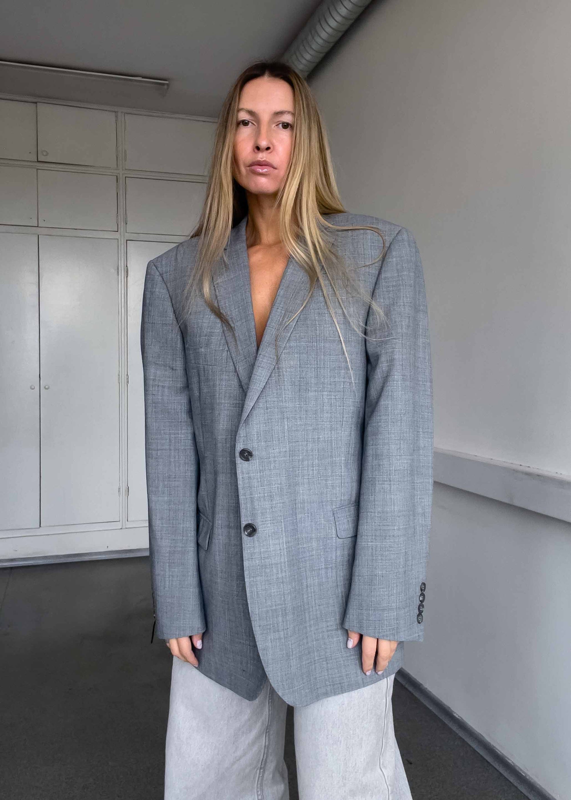 Vintage Light Oversized Blazer