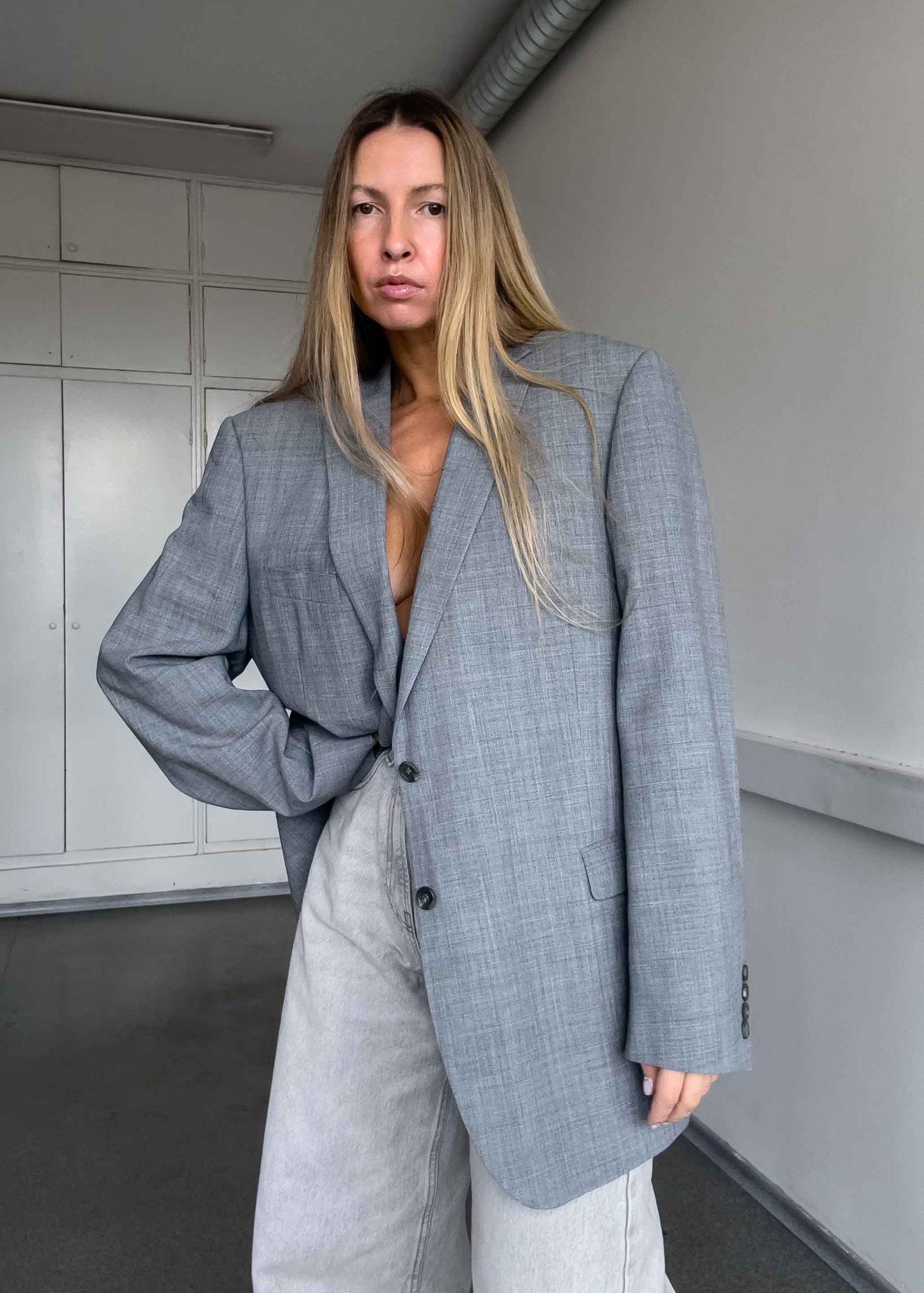 Vintage Light Oversized Blazer