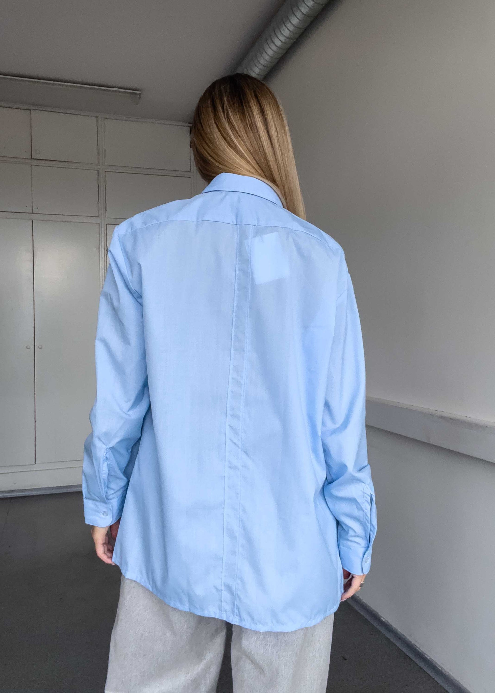 Vintage Blue Oversized Shirt