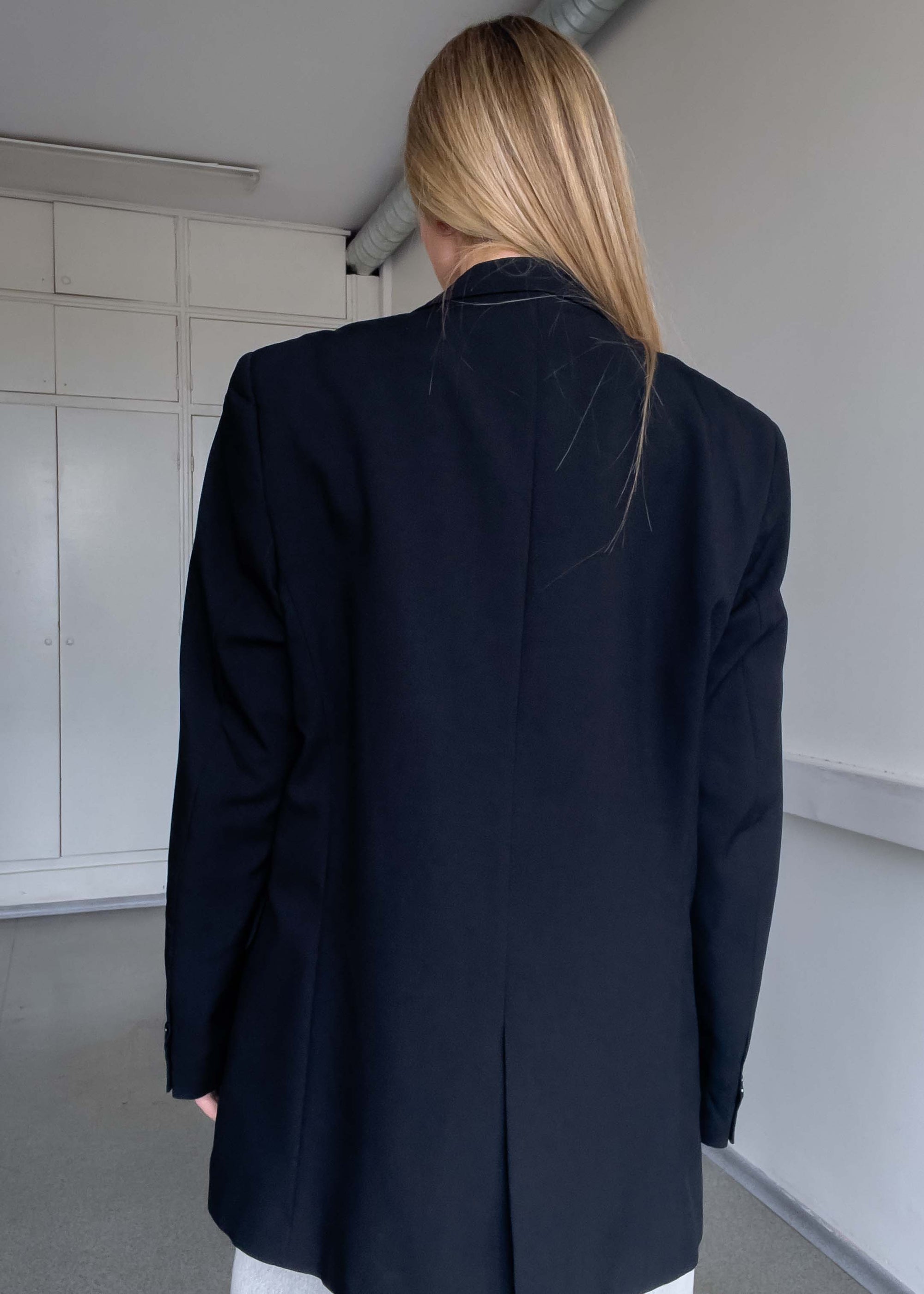 Vintage Black Oversized Blazer