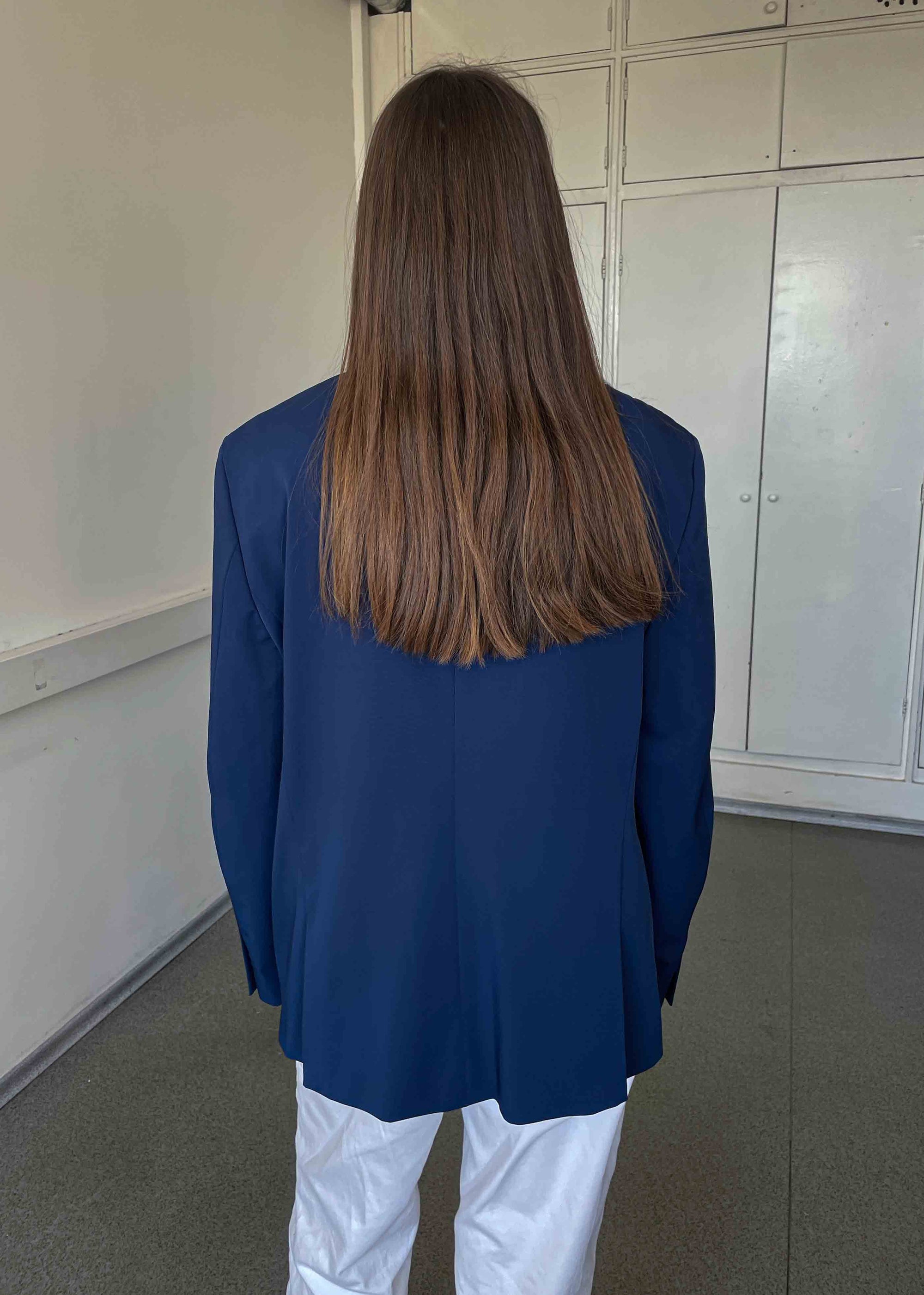 Vintage Blue Light Weight Oversized Blazer