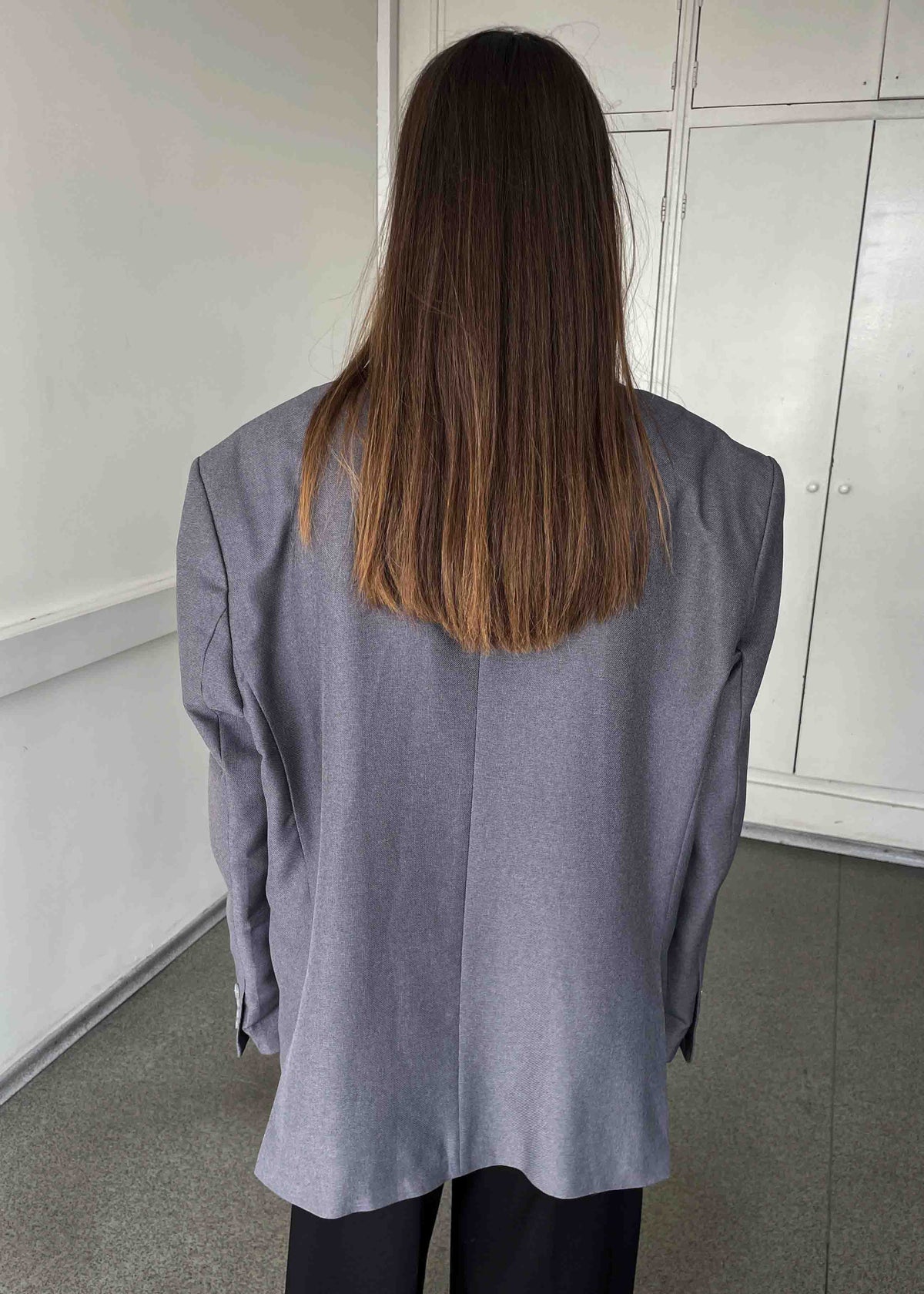 Vintage Grey/Lilac Oversized Blazer