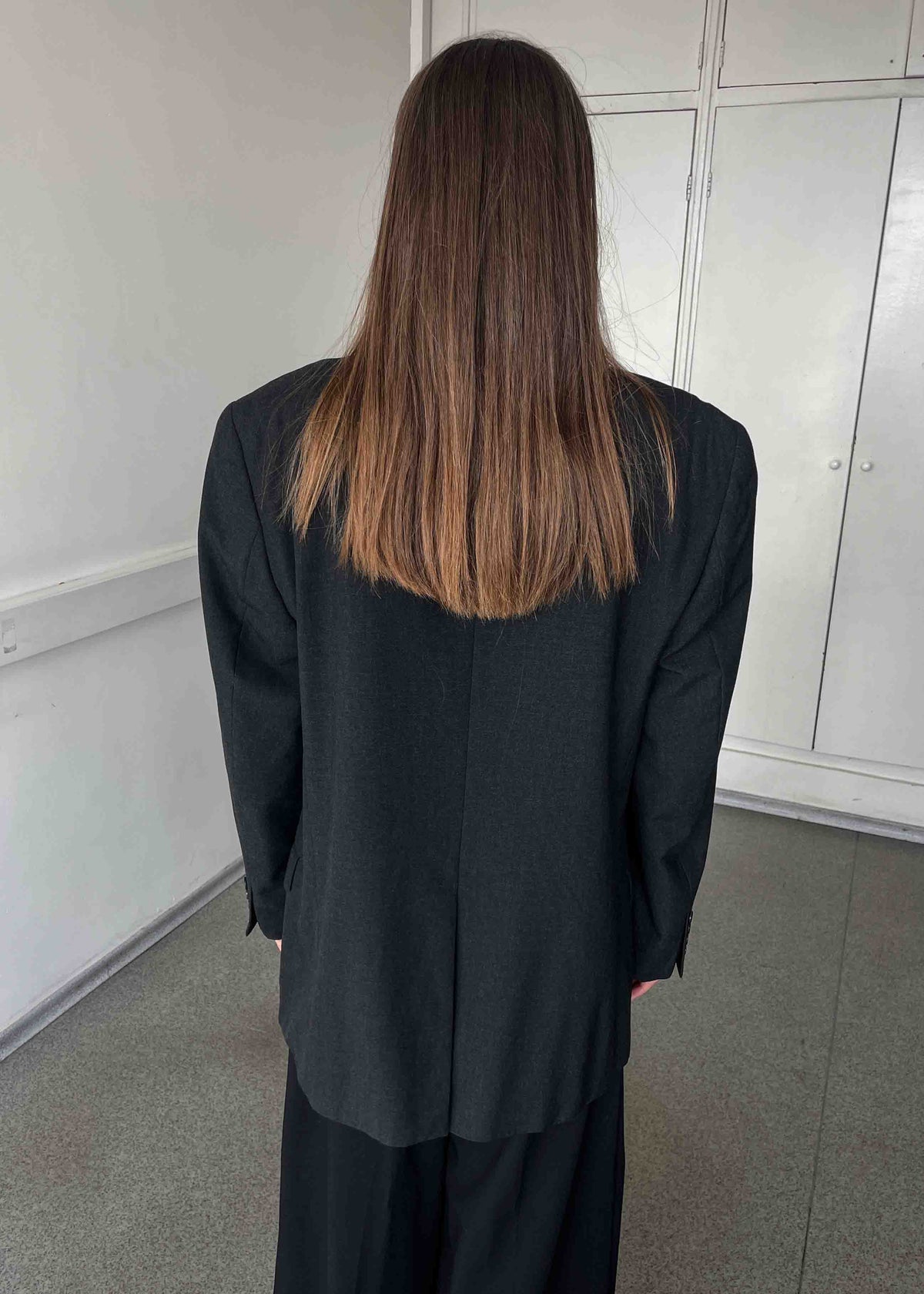 Vintage Grey Oversized Blazer
